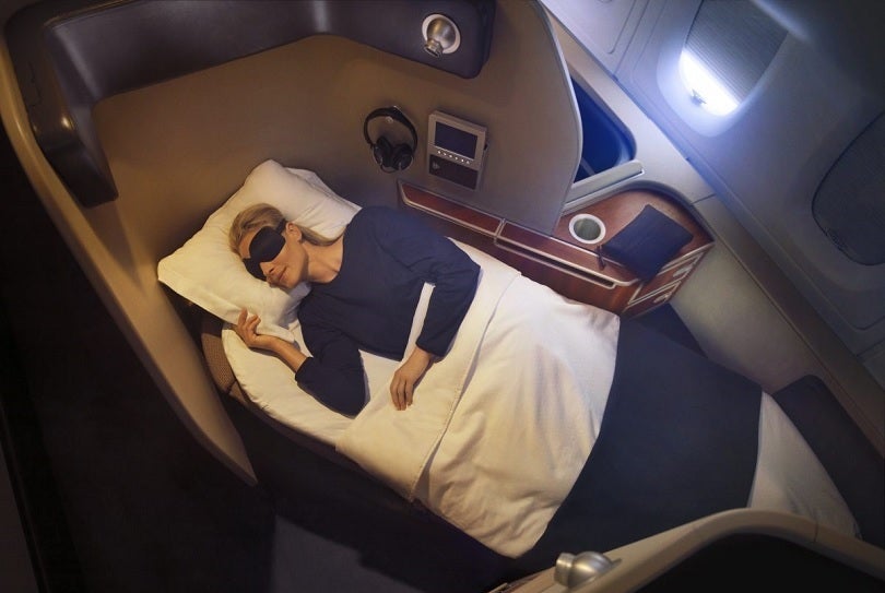 Qantas offers one of the longest beds in the sky