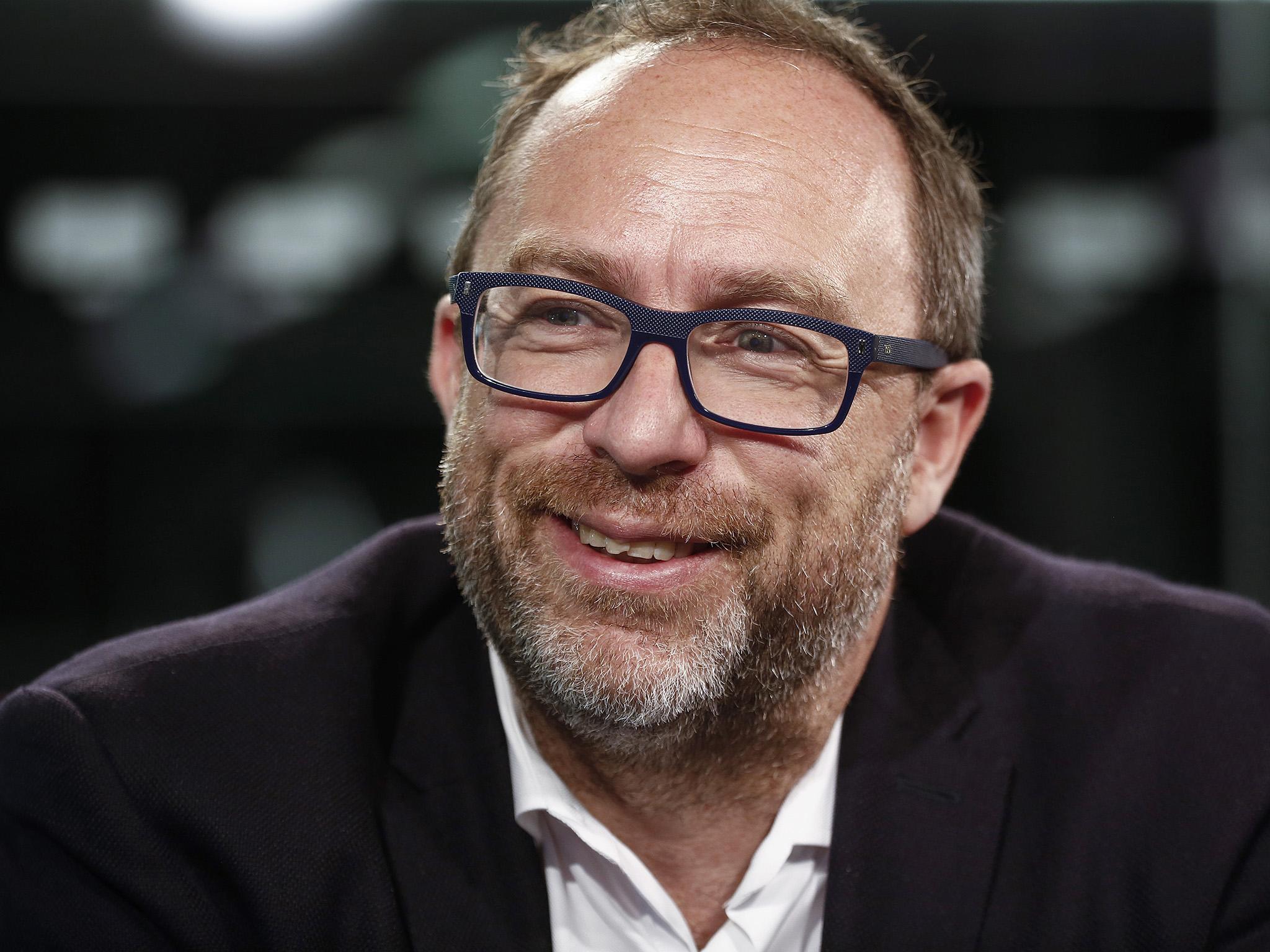 Jimmy Wales (above) and Larry Sanger set up Wikipedia 17 years ago