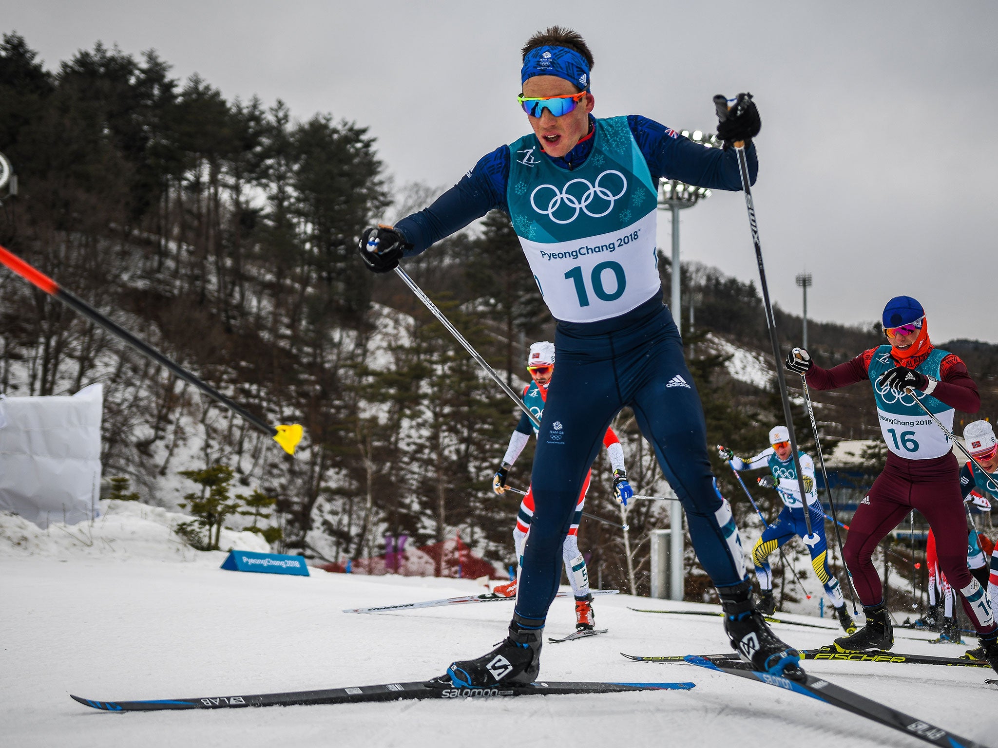 Andrew Musgrave finished 48th in the men’s cross-country 15km free