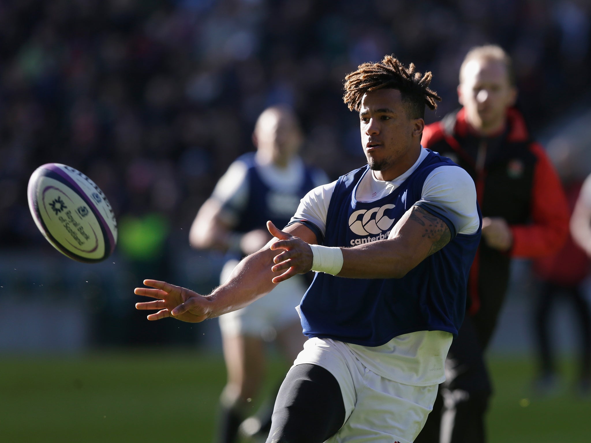 Anthony Watson returned to training after recovering from a leg injury