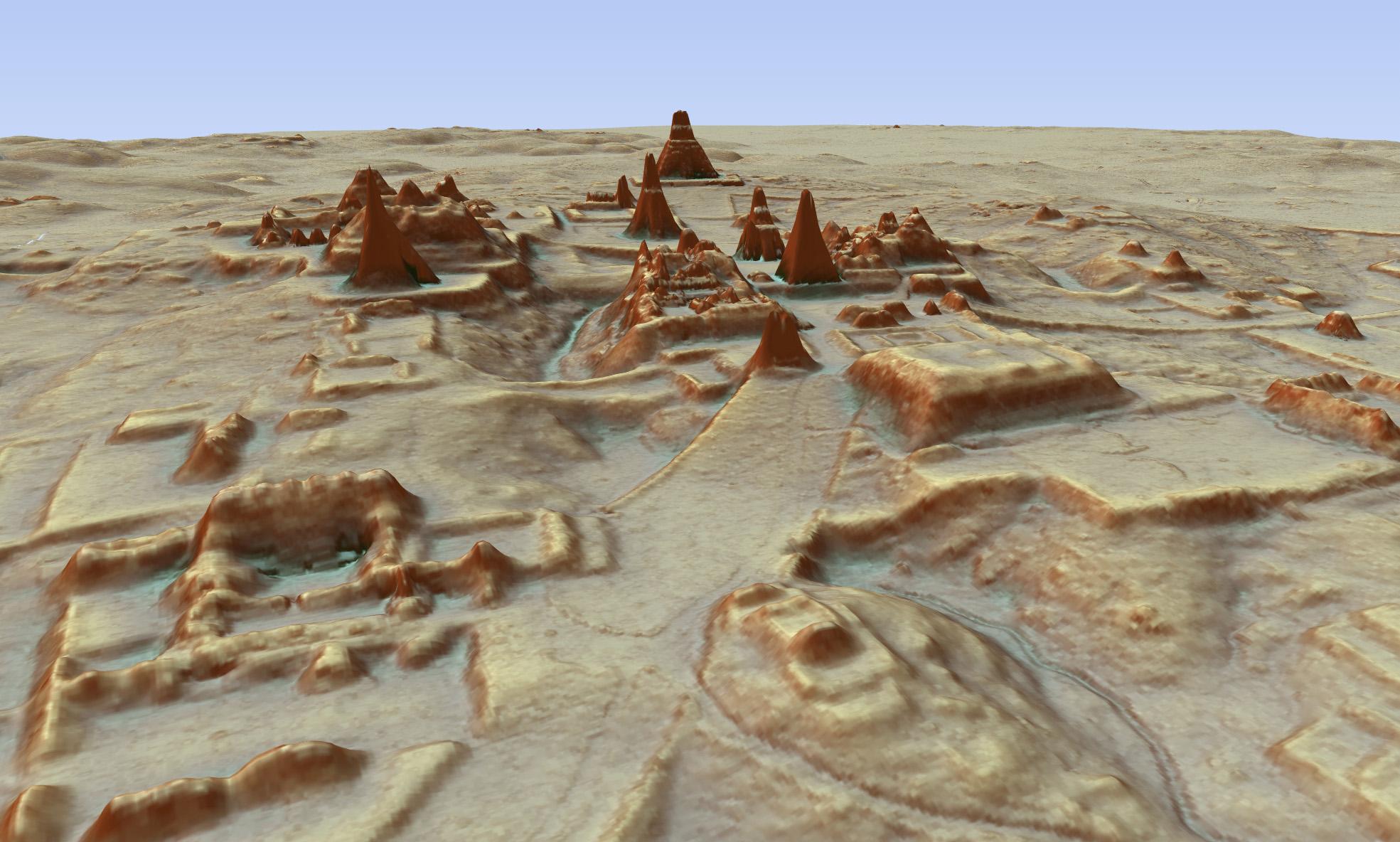 The 3D aerial laser mapping technique also helped uncover Mayan villages in a jungle in Guatemala