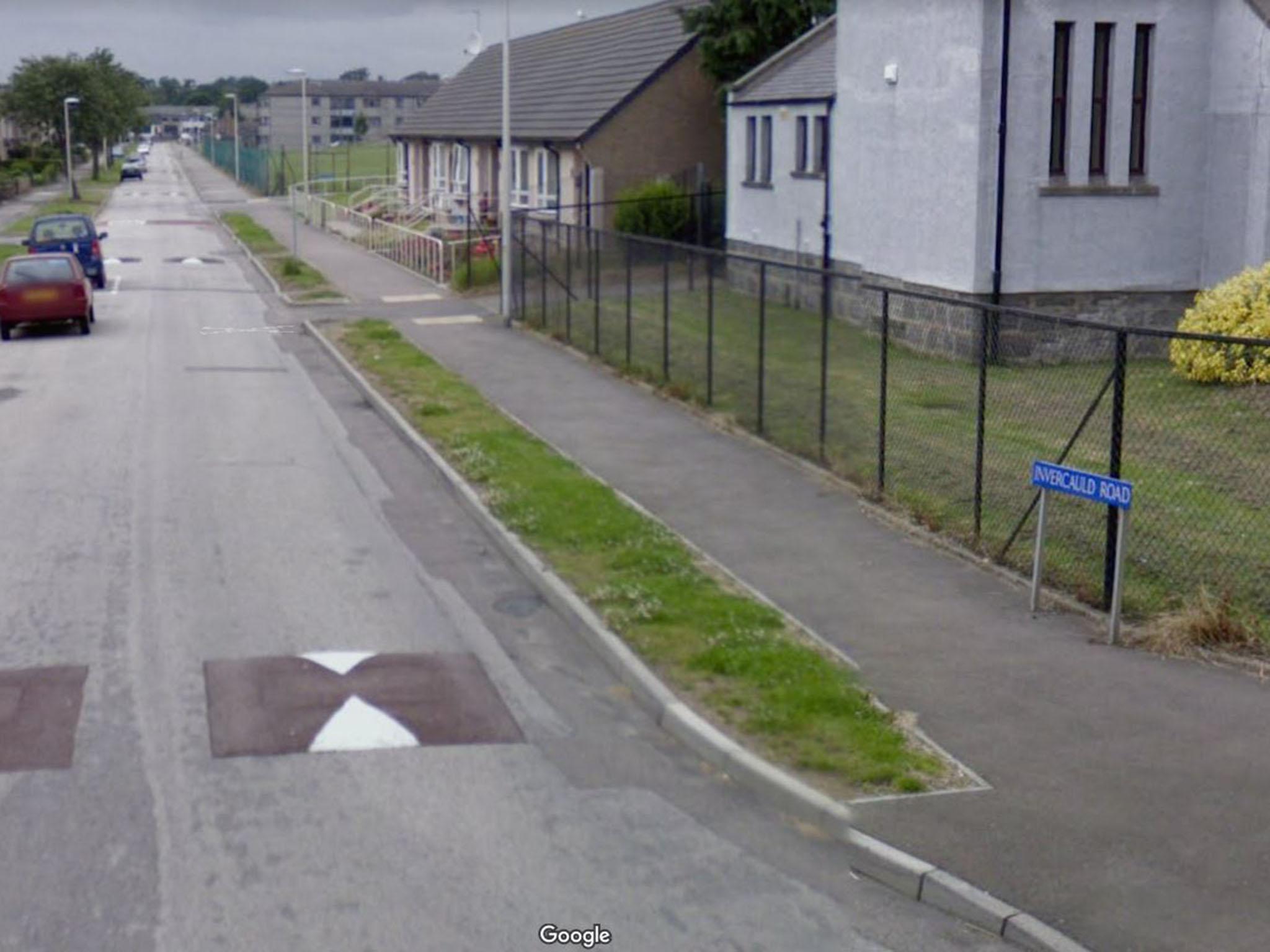 The boy fell from a block of flats on Invercauld Road, Aberdeen