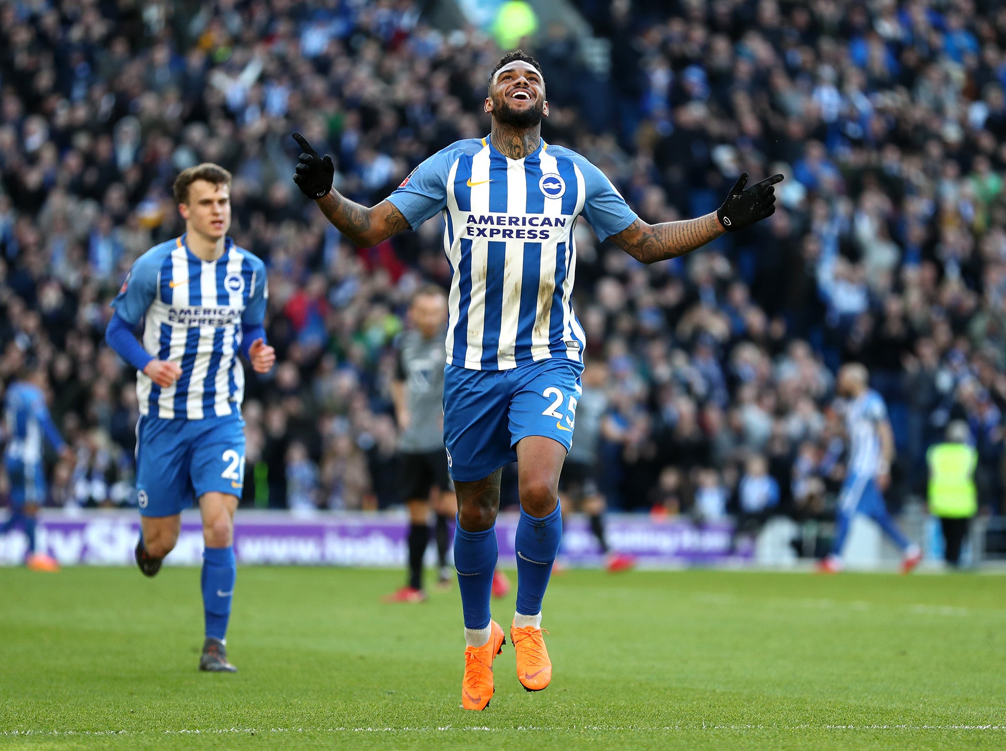 Locadia scored with his first shot on target for the club