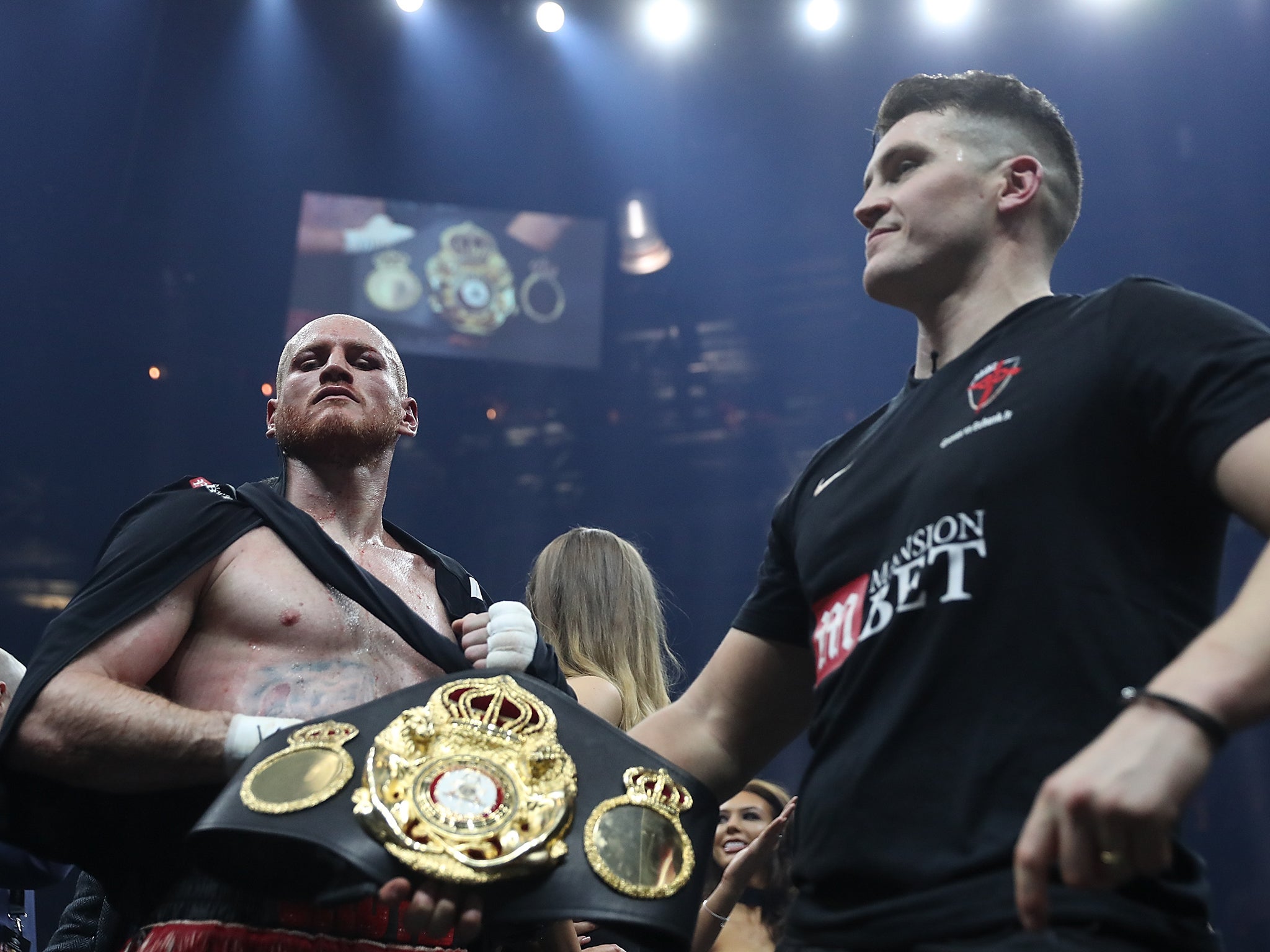 Groves dislocated his shoulder in his last fight