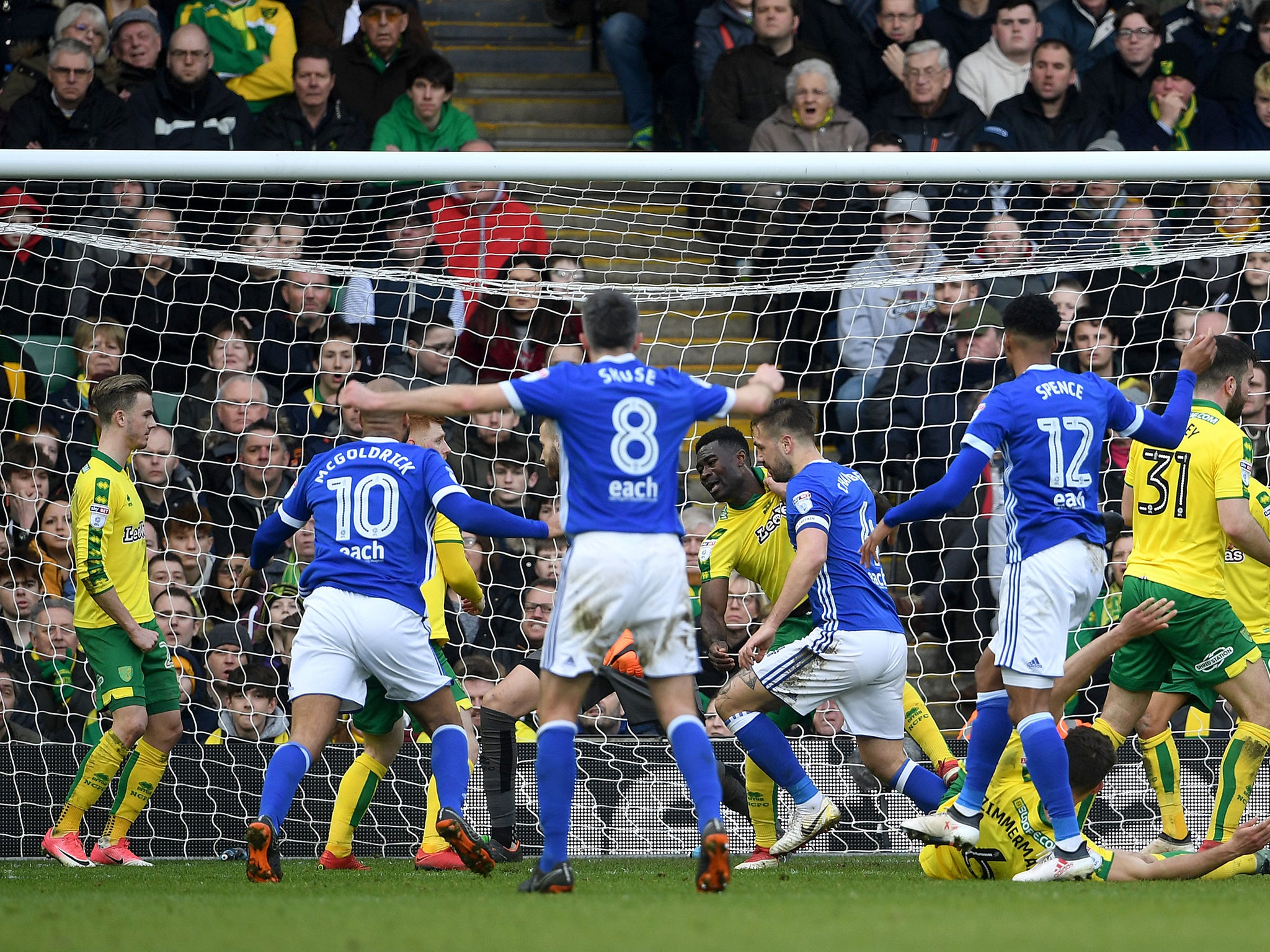 Chambers gave Ipswich the lead (Getty)