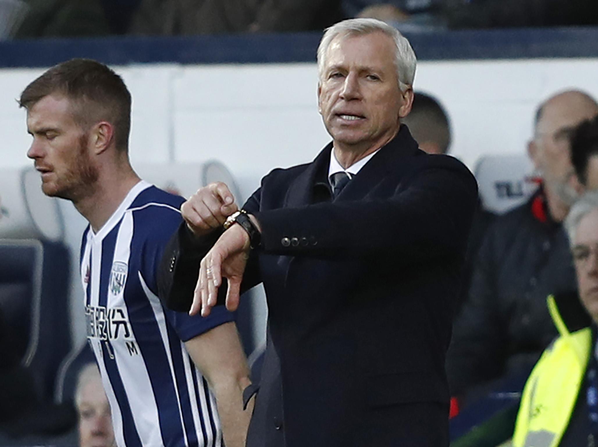 Time could be running out for Alan Pardew at West Brom