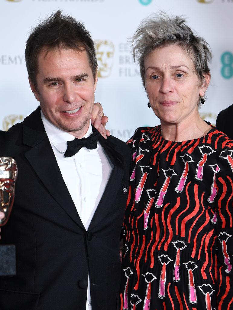 Frances McDormand and co-star Sam Rockwell both picked up awards for their roles in Three Billboards Outside Ebbing, Missouri