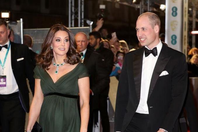 The Duke and Duchess of Cambridge attend the 71st British Academy Film Awards