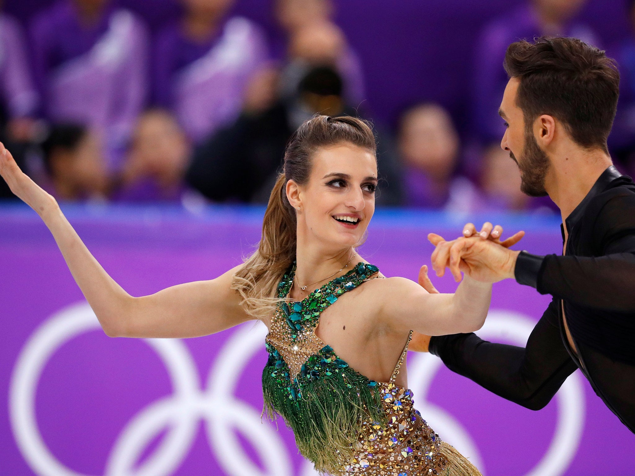 Papadakis was docked points for her wardrobe malfunction