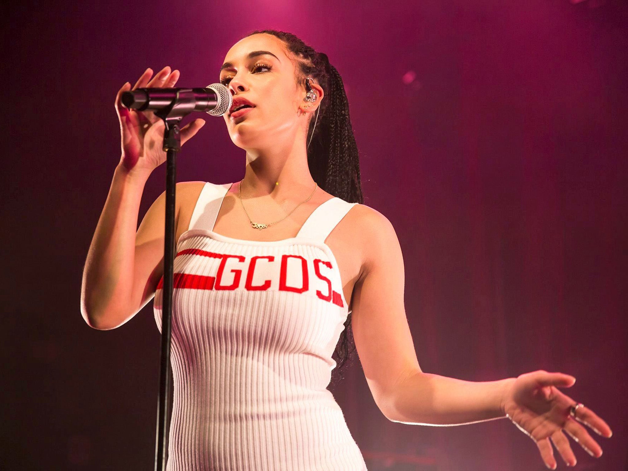 Jorja Smith performs at O2 Shepherd’s Bush Empire