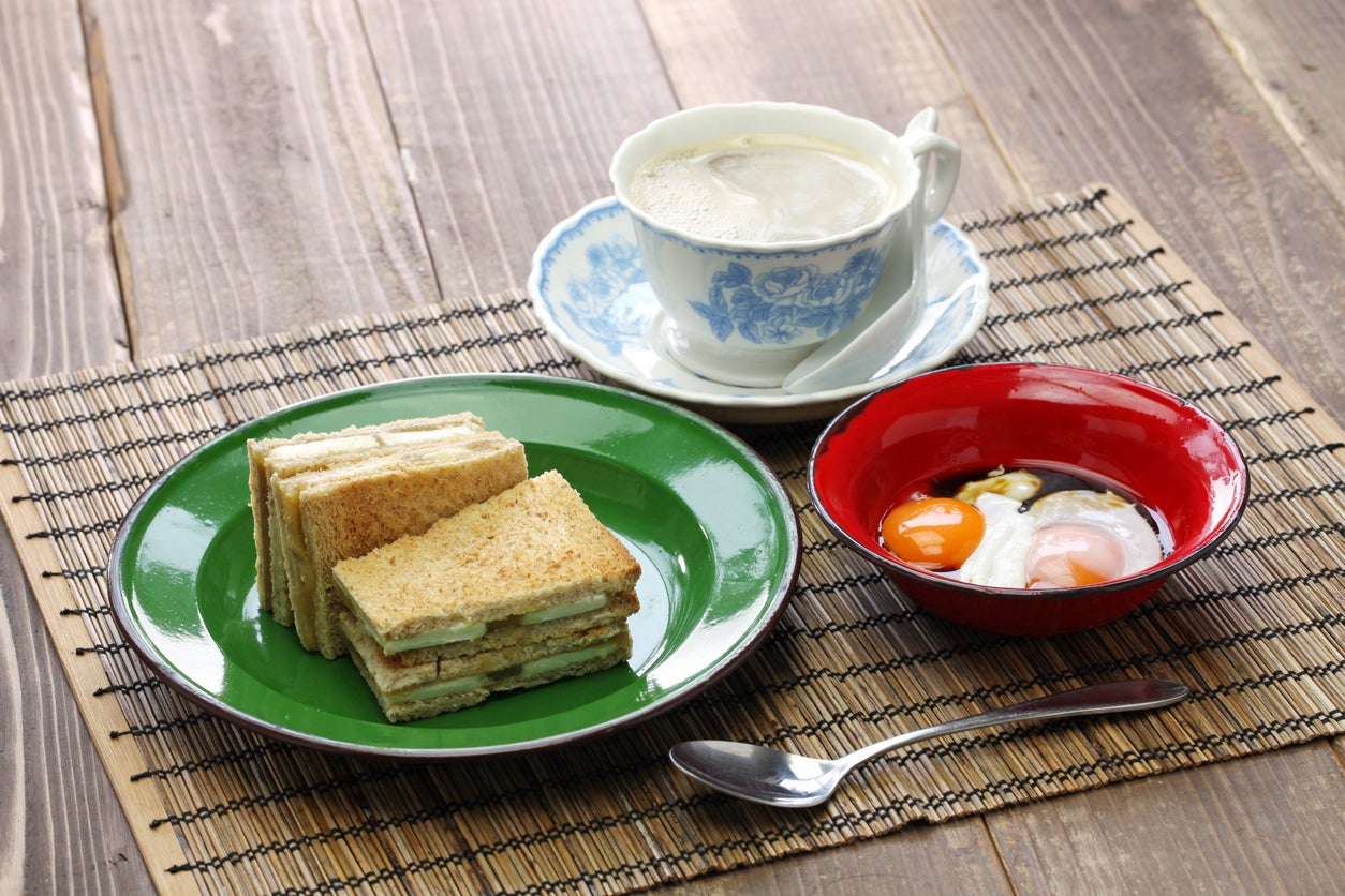 Kaya jam toast is a traditional Singaporean breakfast (Getty)