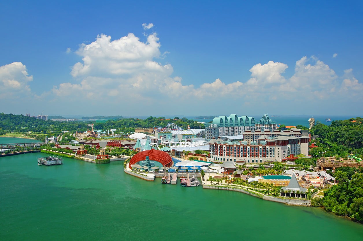 Sentosa is a manmade island designed for fun (Getty)