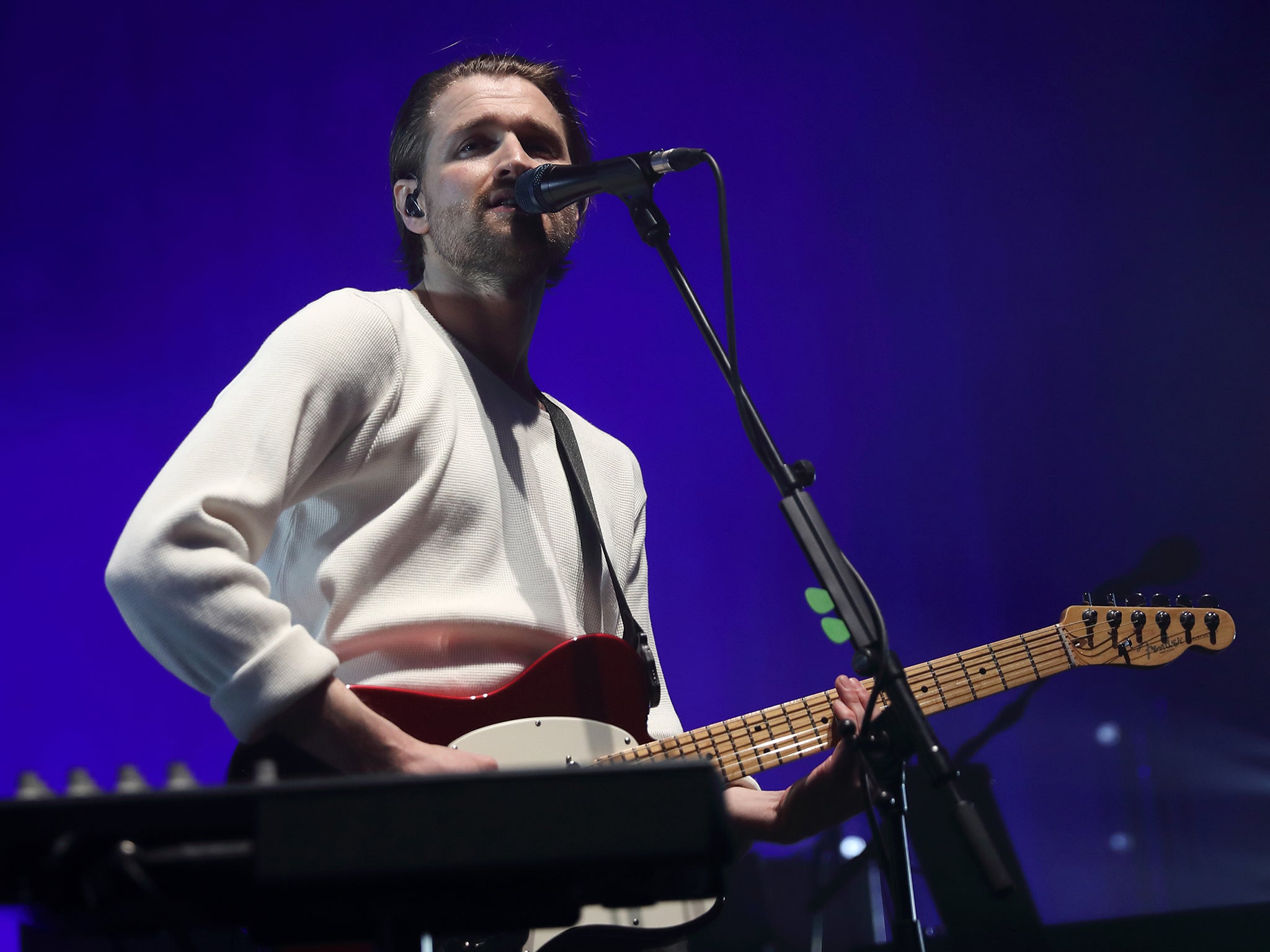 Hayden Thorpe of Wild Beasts performs at Eventim Apollo