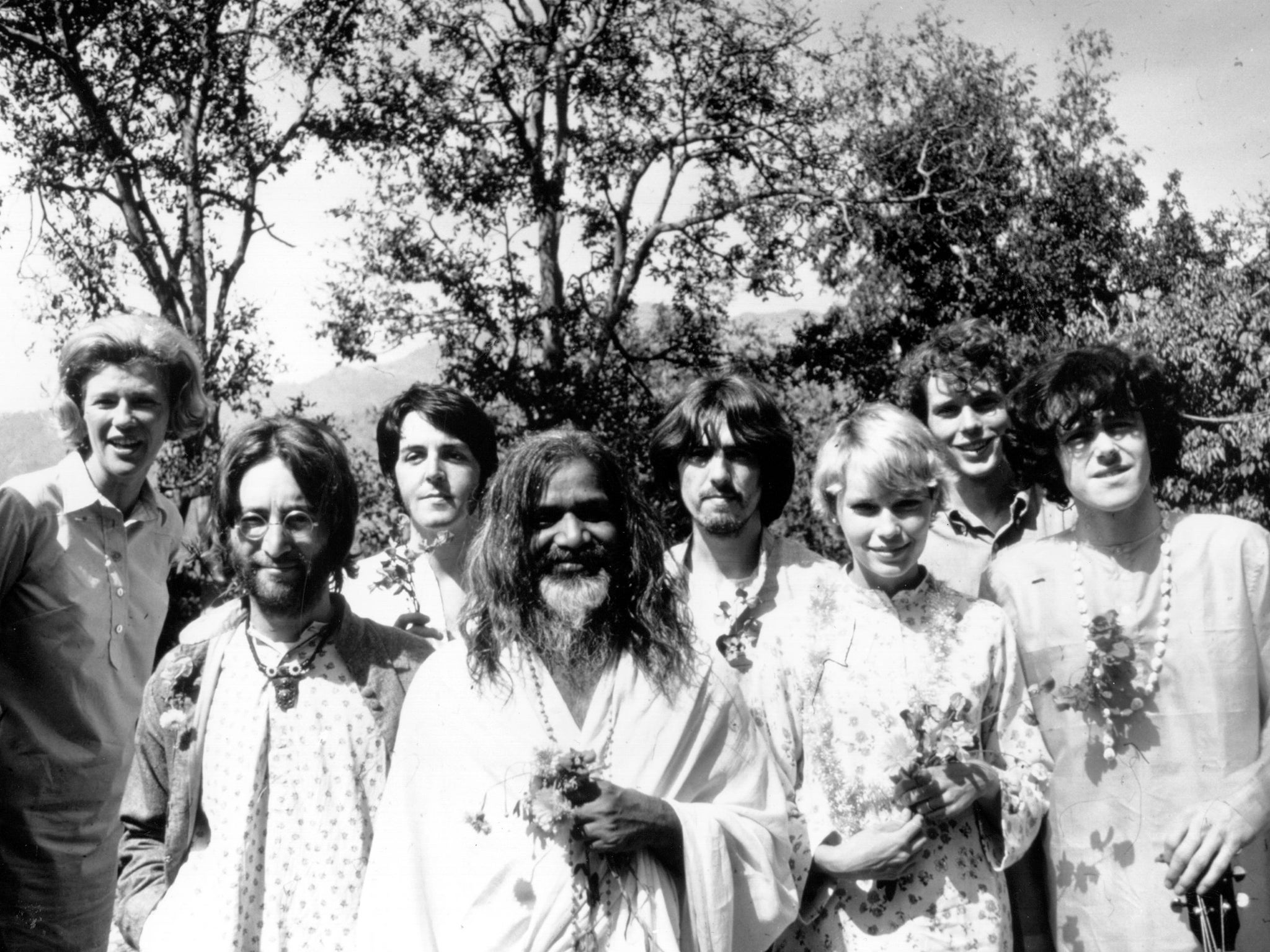 India proved a divisive trip – the Maharishi ended up touring with the Beach Boys