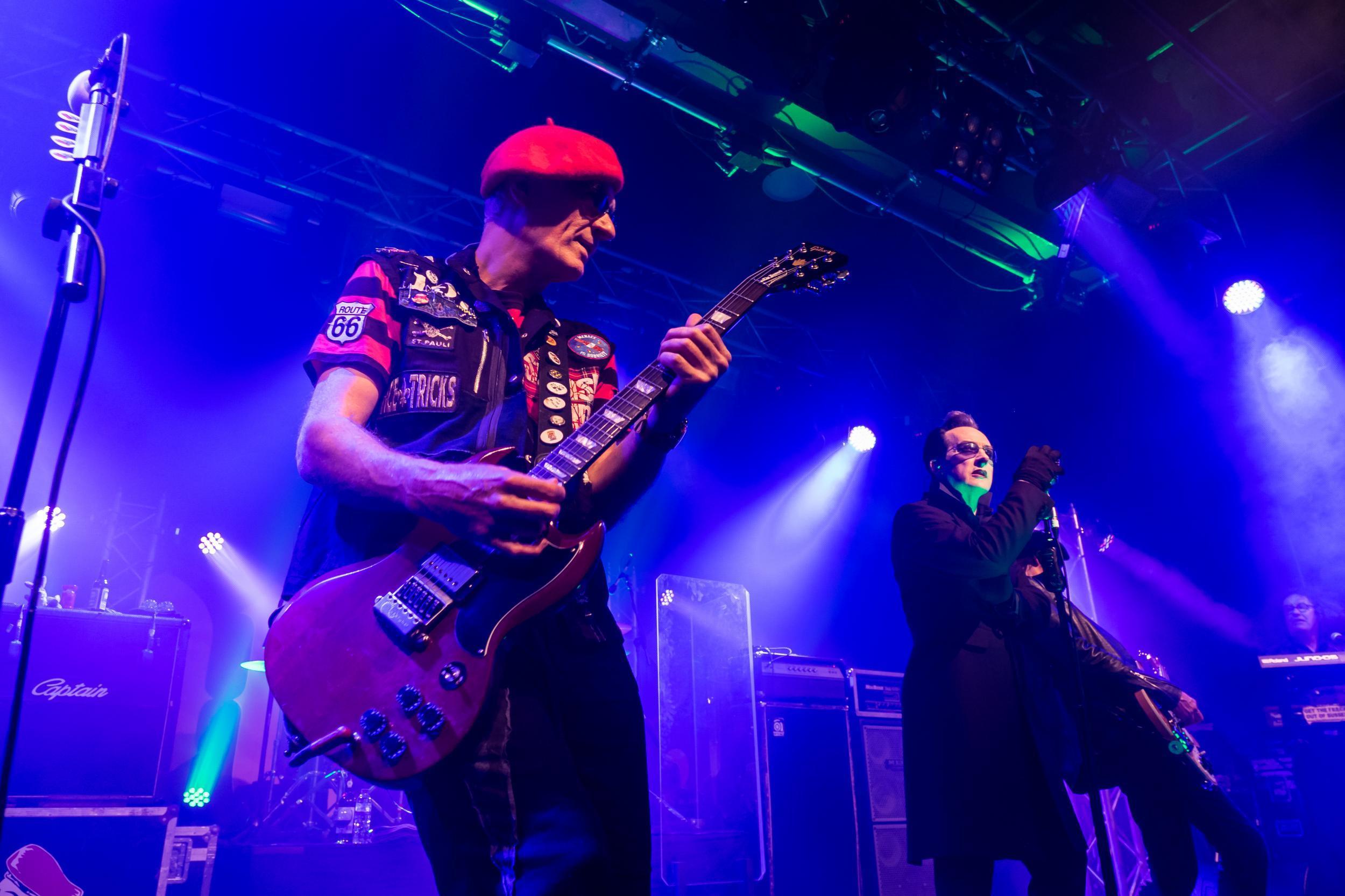 Captain Sensible (left) and Dave Vanian go loco at KOKO