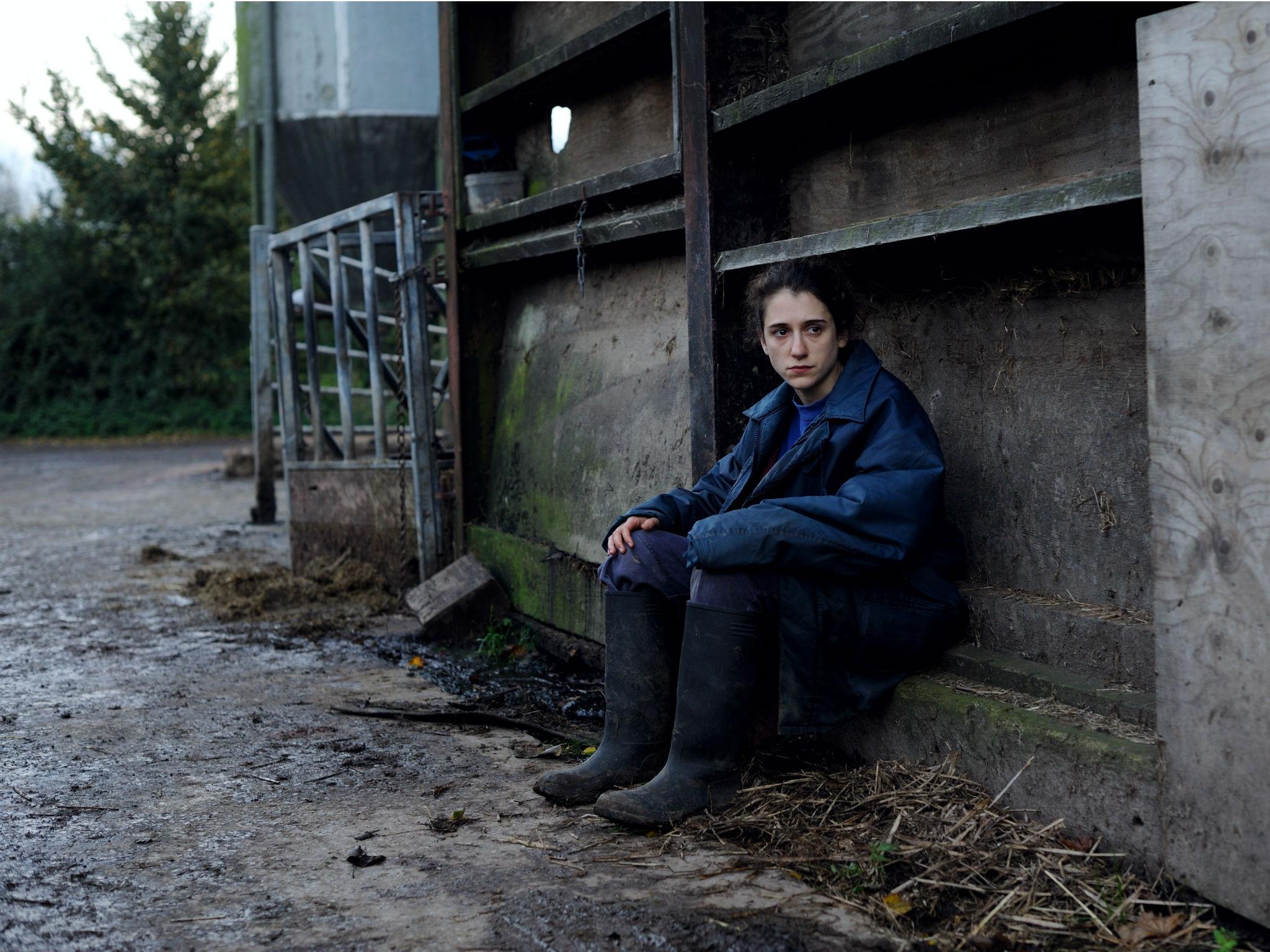 Ellie Kendrick as Clover Catto who returns to her family farm in ‘The Levelling’