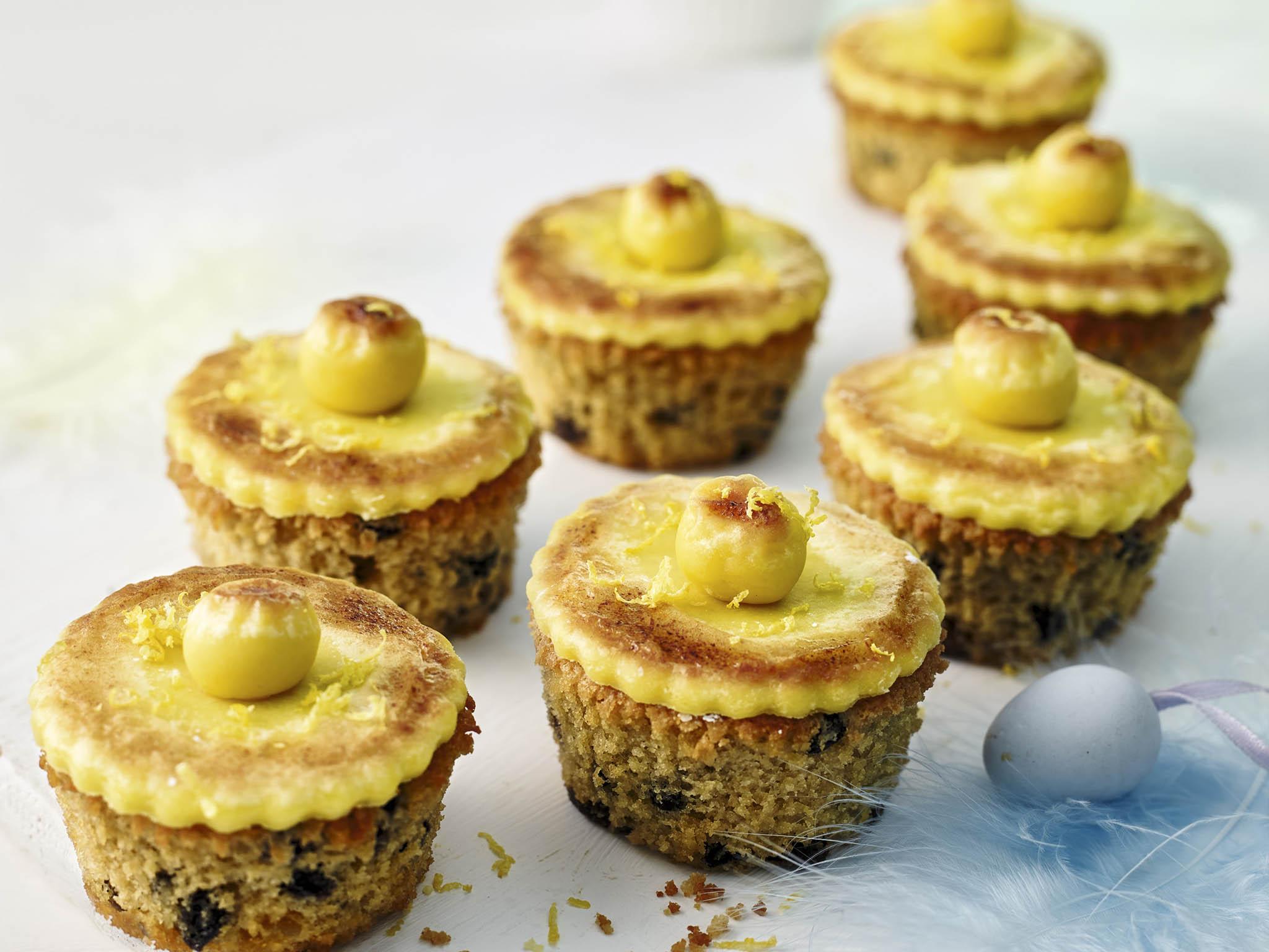 Star baker: Swap a large and dense simnel cake for these individual cupckaes