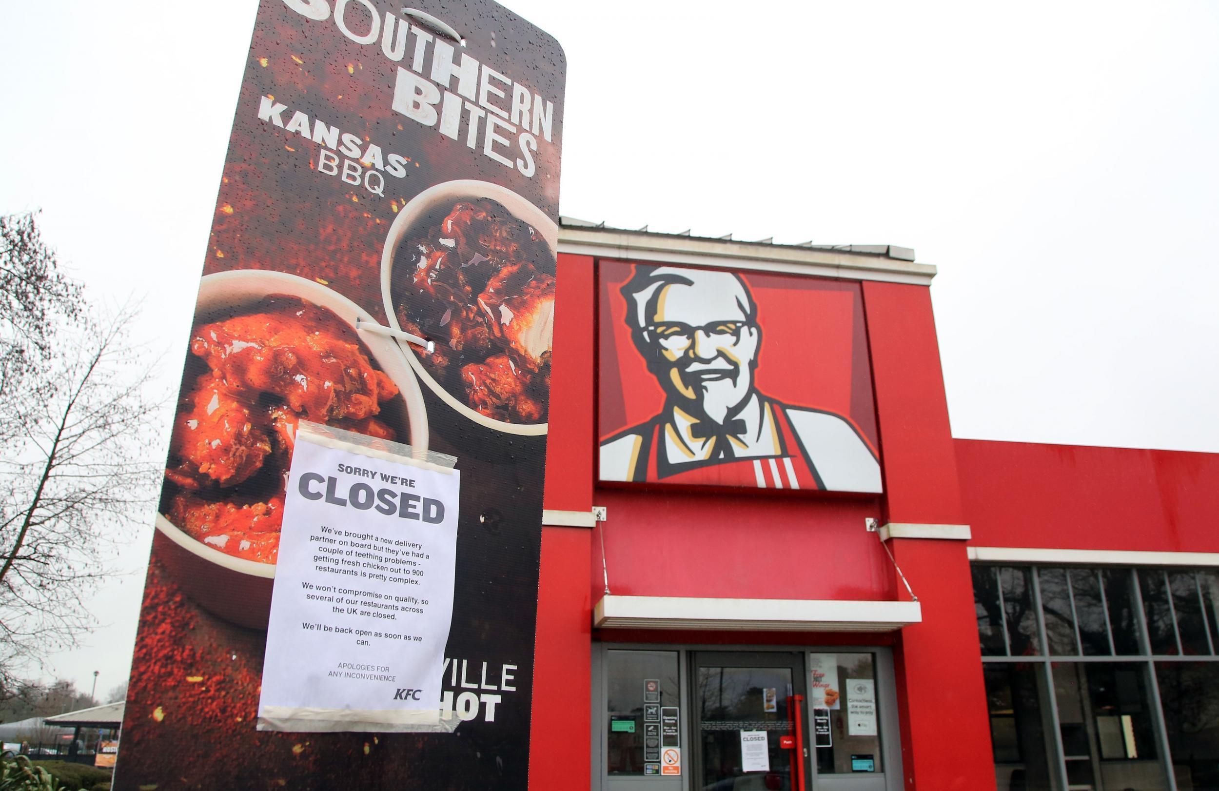 KFC first apologised for lack of chain's key ingredient on Saturday, blaming 'teething problems' with its supplier