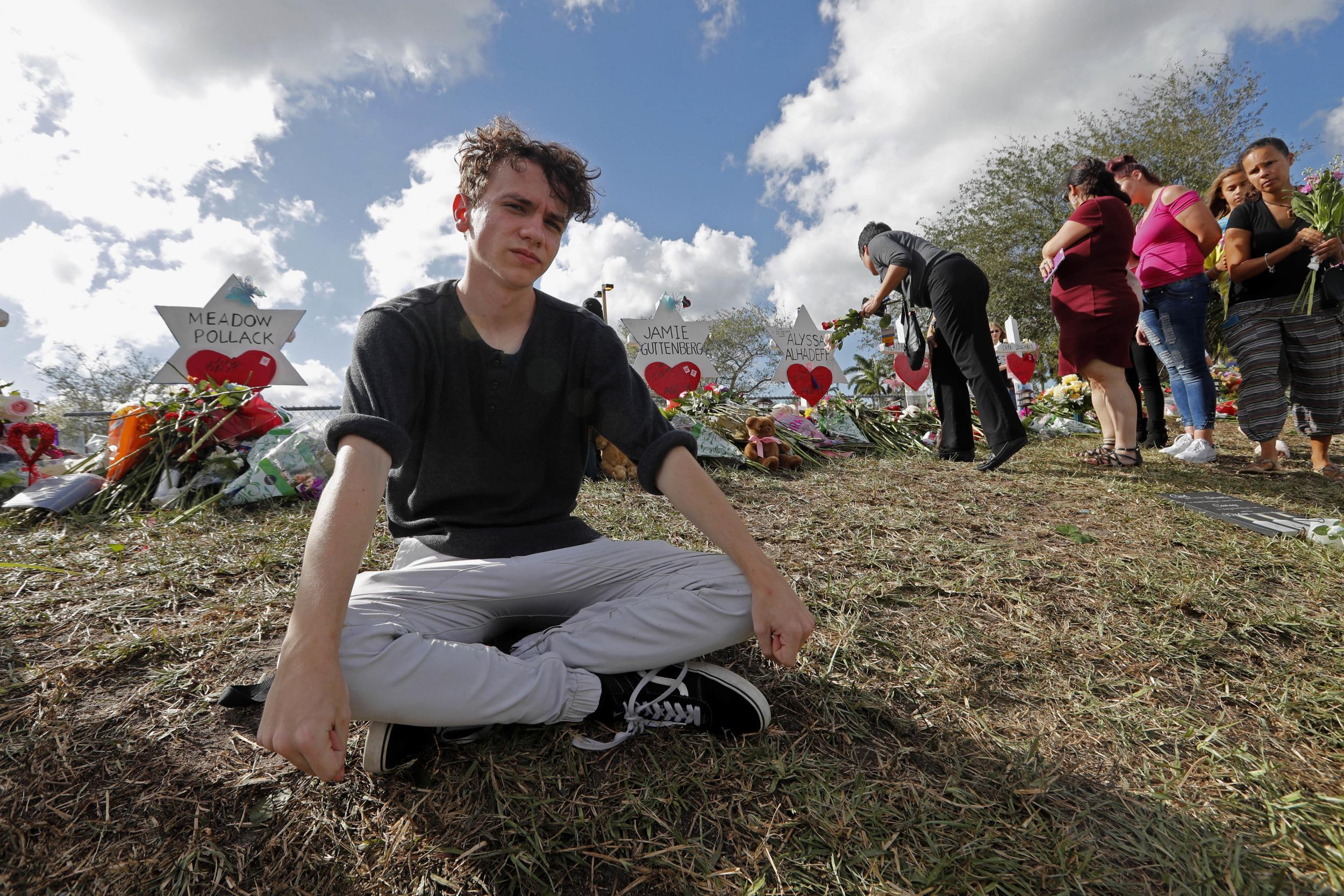 Chris Grady is one of about 100 Stoneman Douglas students heading to Tallahassee to push lawmakers to do something to stop gun violence