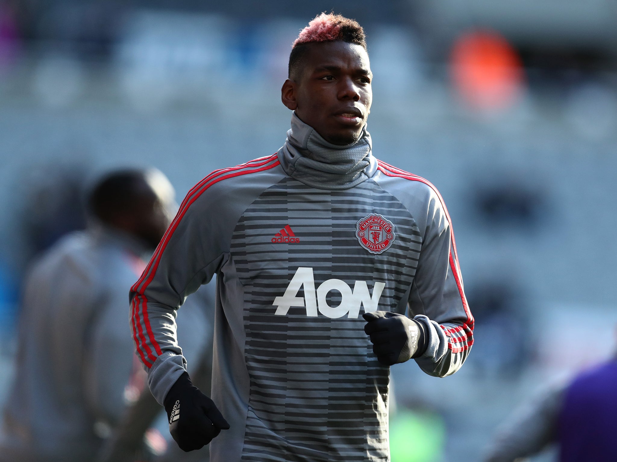 Pogba missed the weekend's FA Cup victory over Huddersfield