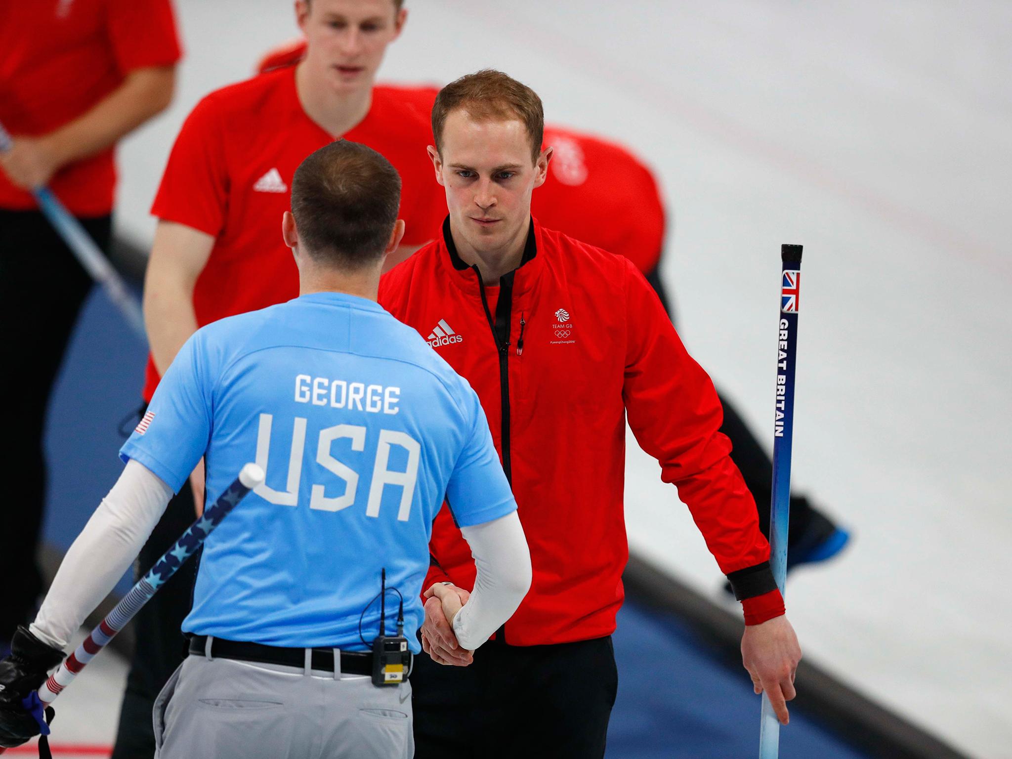 Kyle Smith concedes defeat for his British team to the USA