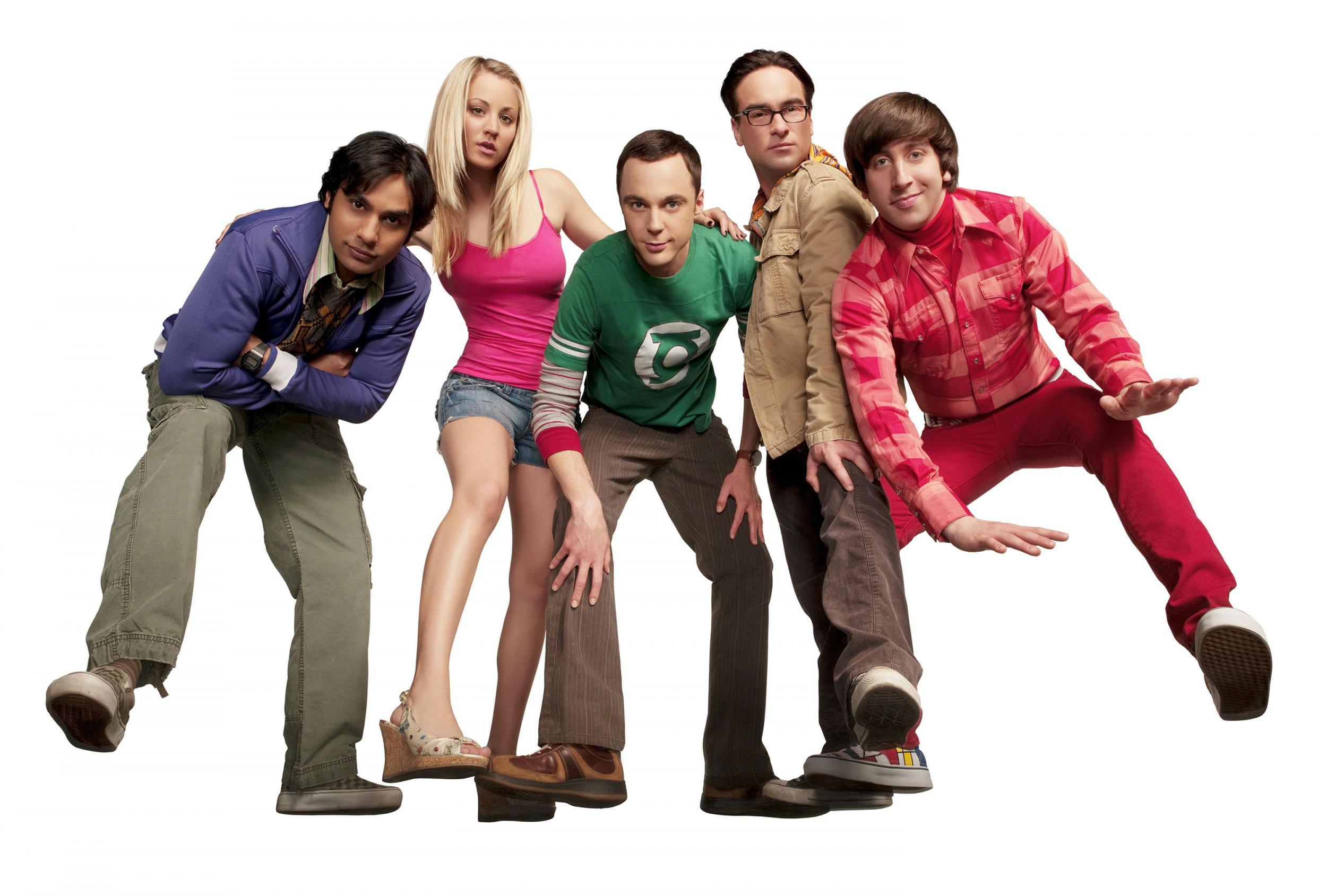 ‘The Big Bang Theory’ cast: Kunal Nayyar as Raj Koothrappali, Kaley Cuoco as Penny, Jim Parsons as Sheldon Cooper, Johnny Galecki as Leonard Hofstadter and Simon Helberg as Howard Wolowitz