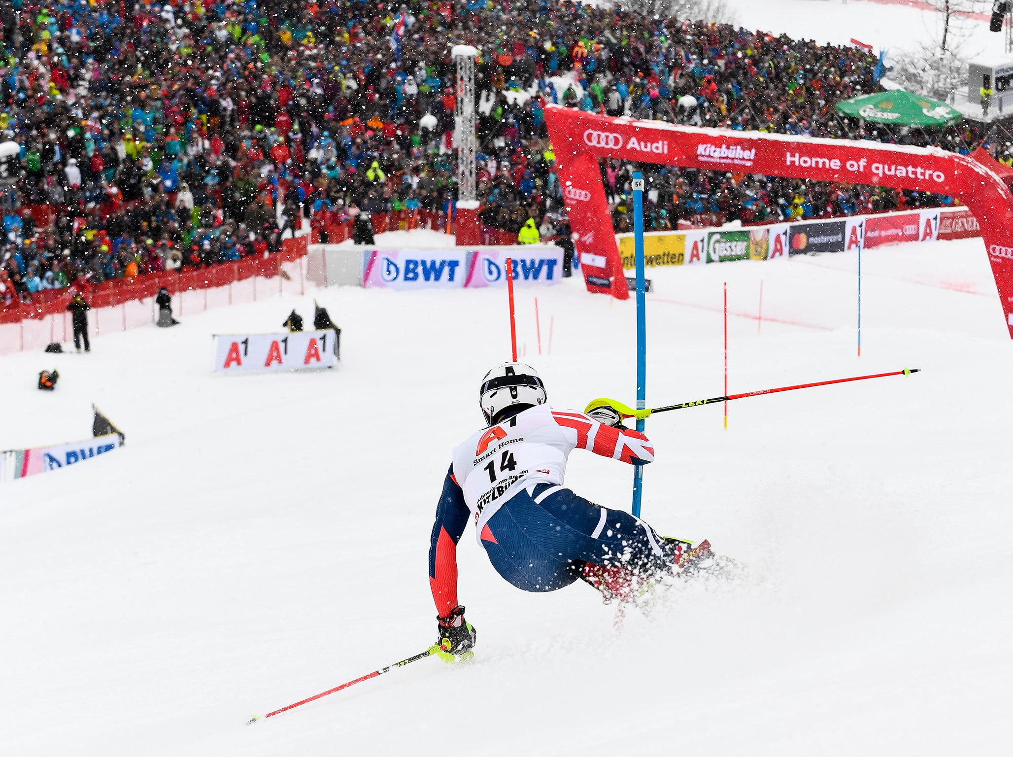 At the Alpine Ski World Cup in Austria, earlier this year