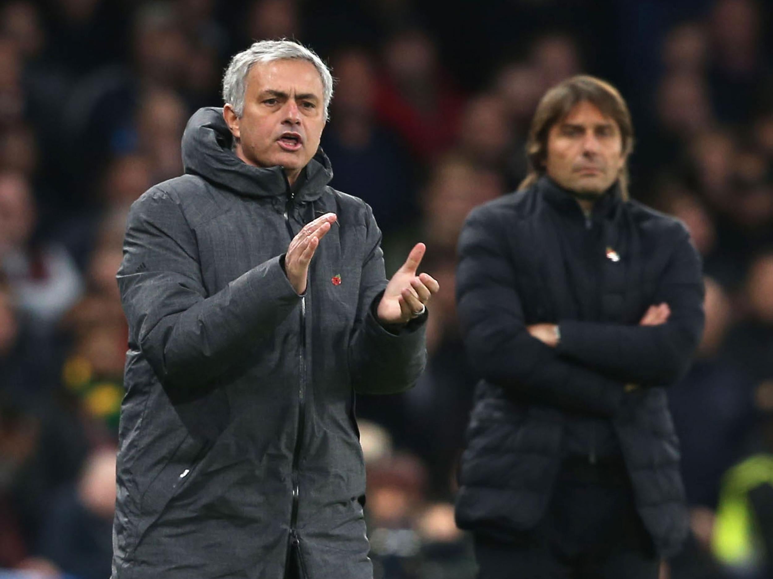 Jose Mourinho refused to be drawn on his relationship with Antonio Conte