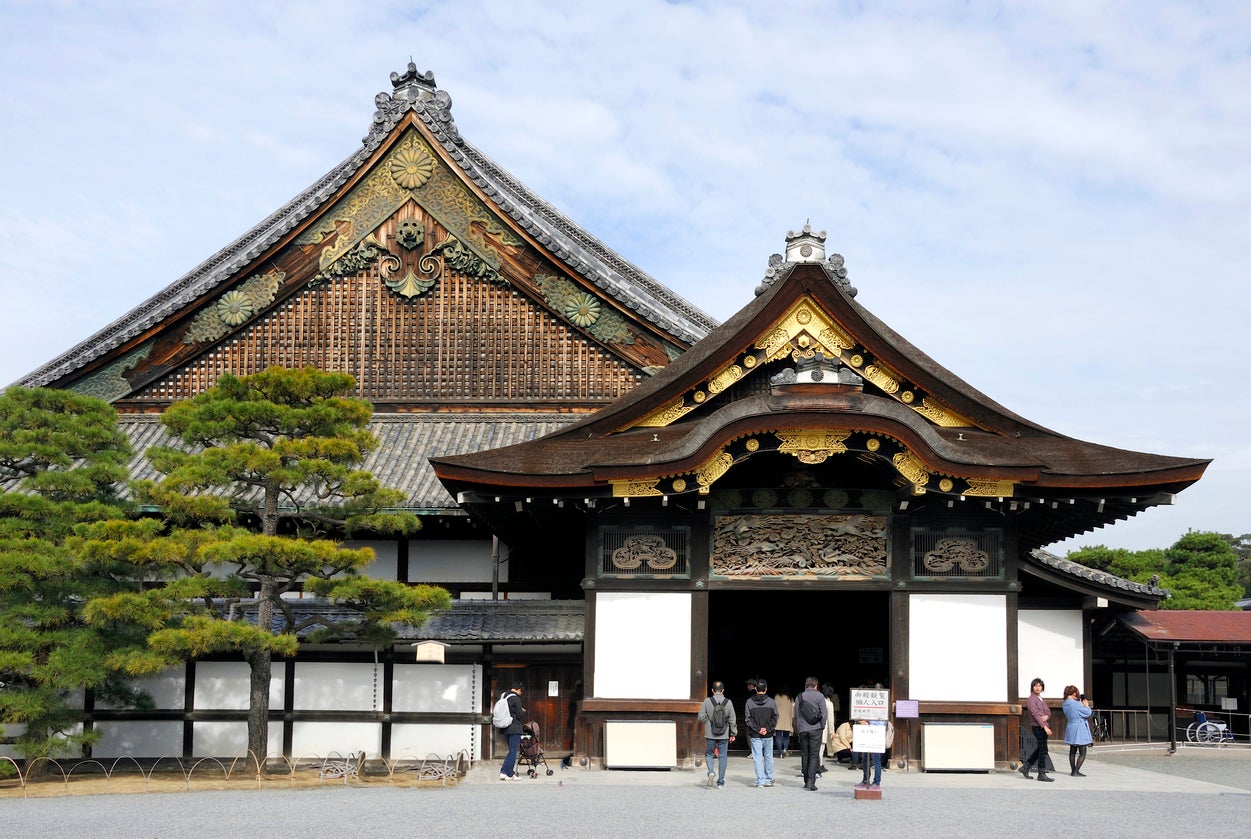 Nijo Castle dates from the Edo period