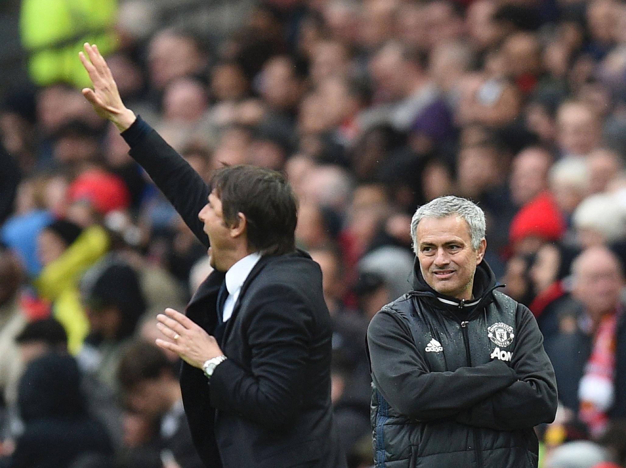 Conte and Mourinho played out a very public rift last month
