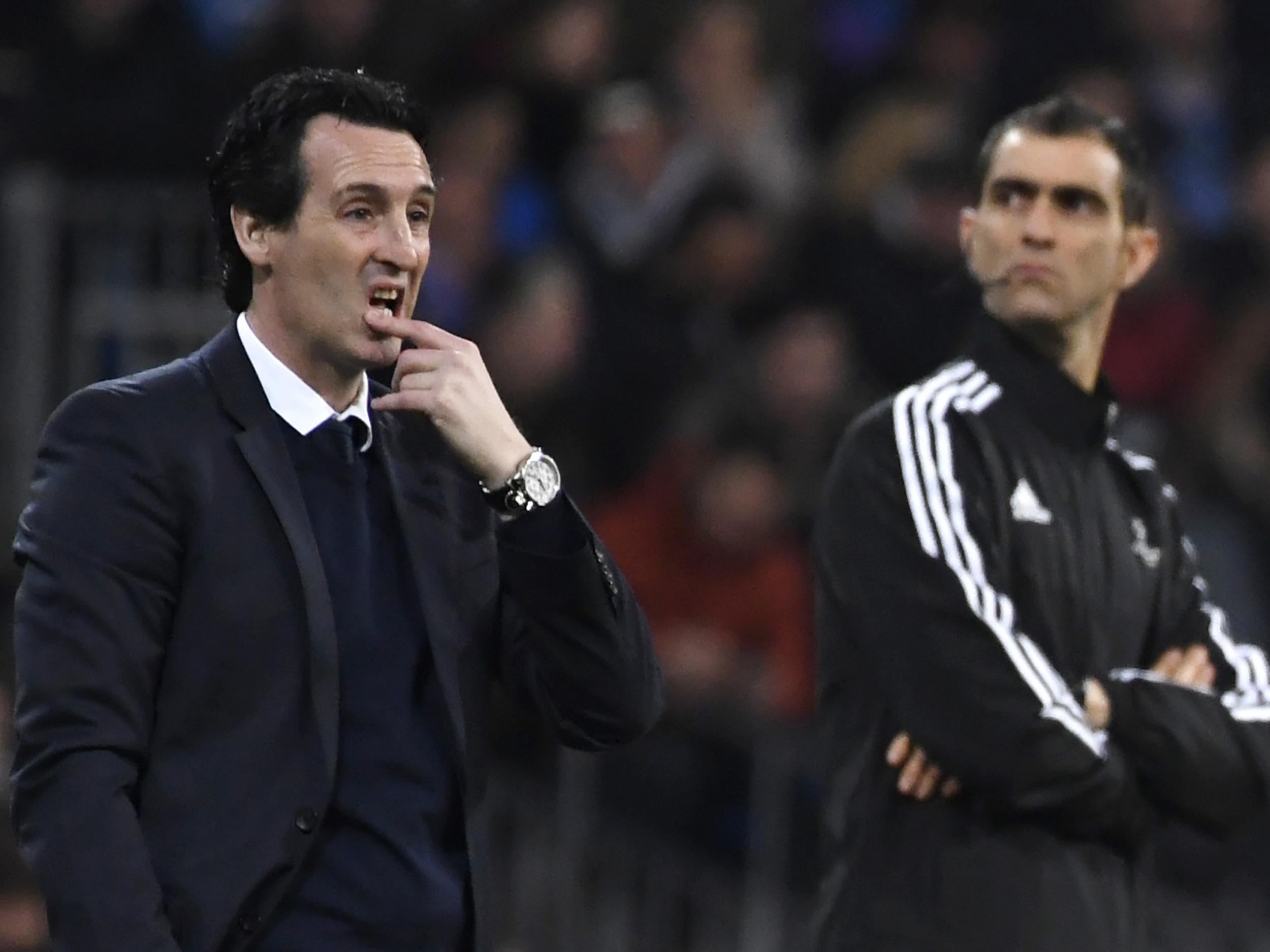 Unai Emery is under pressure to perform in the Champions League