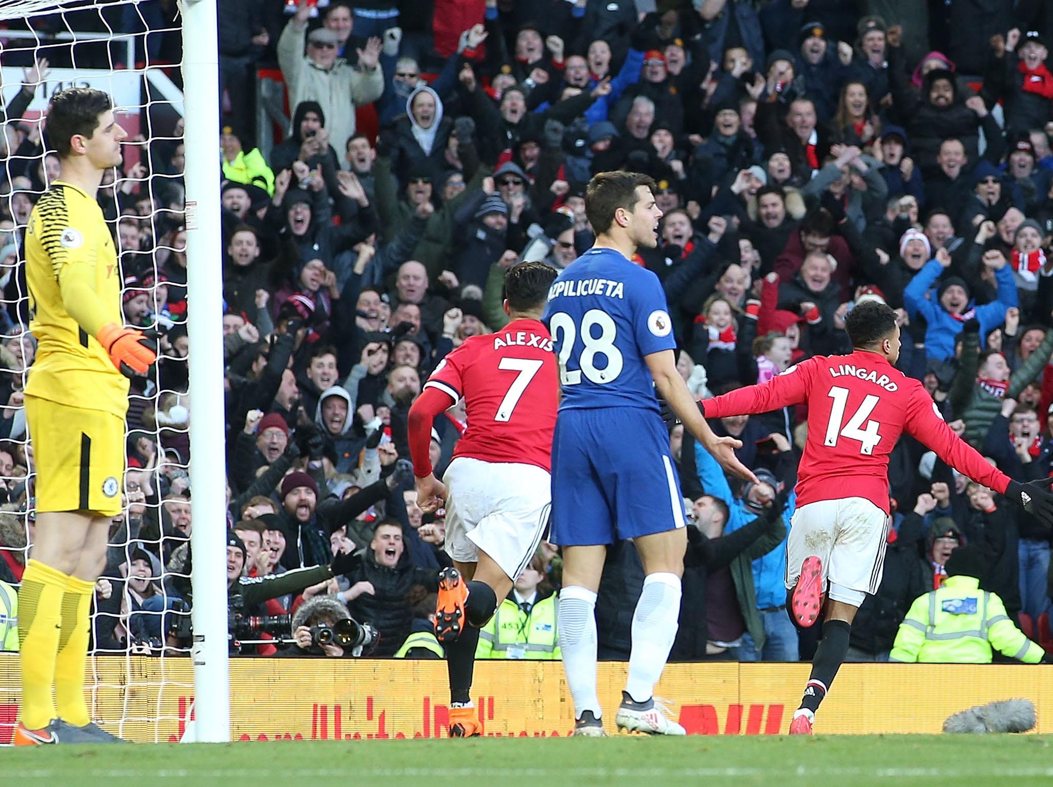 Lingard celebrates his winner (Getty Images)