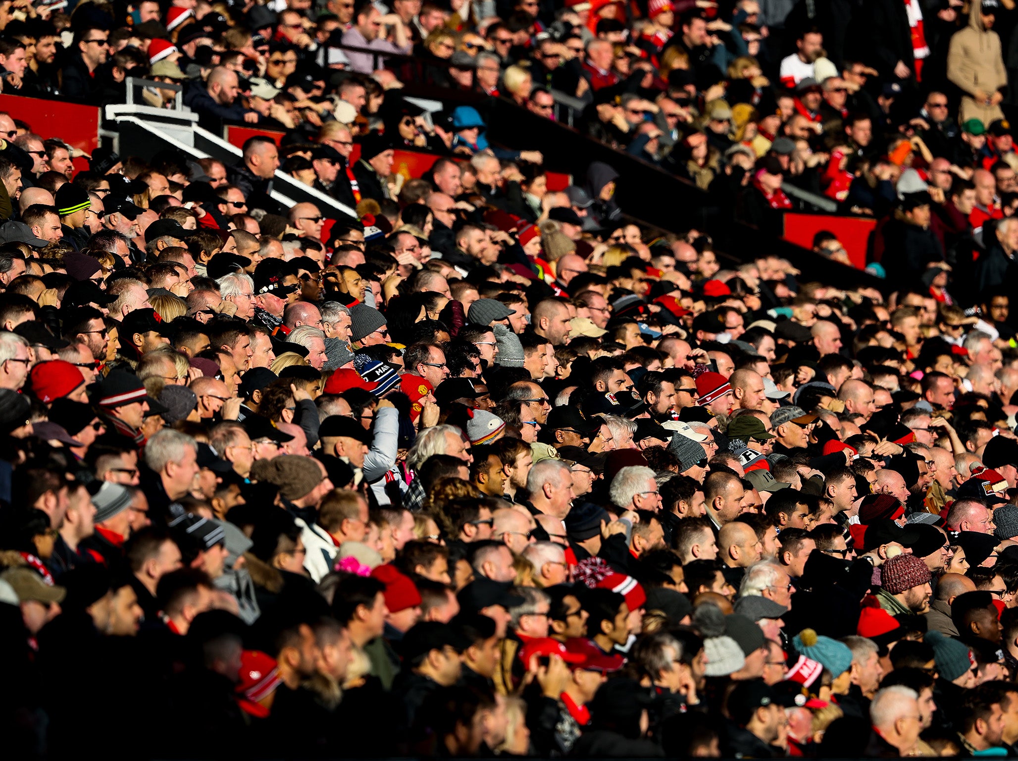 Old Trafford felt subdued for much of this game