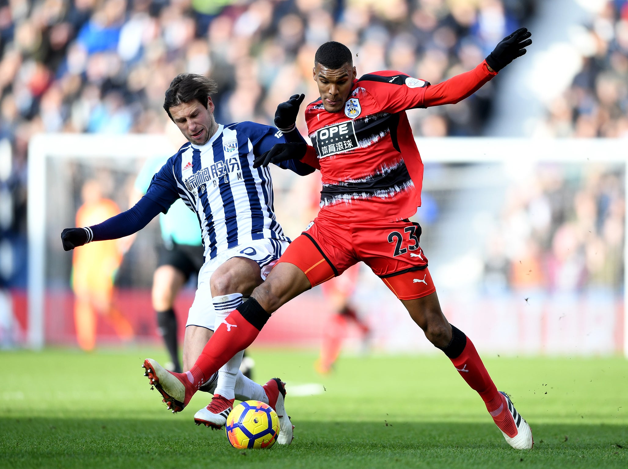 Huddersfield beat bottom club West Brom on Saturday