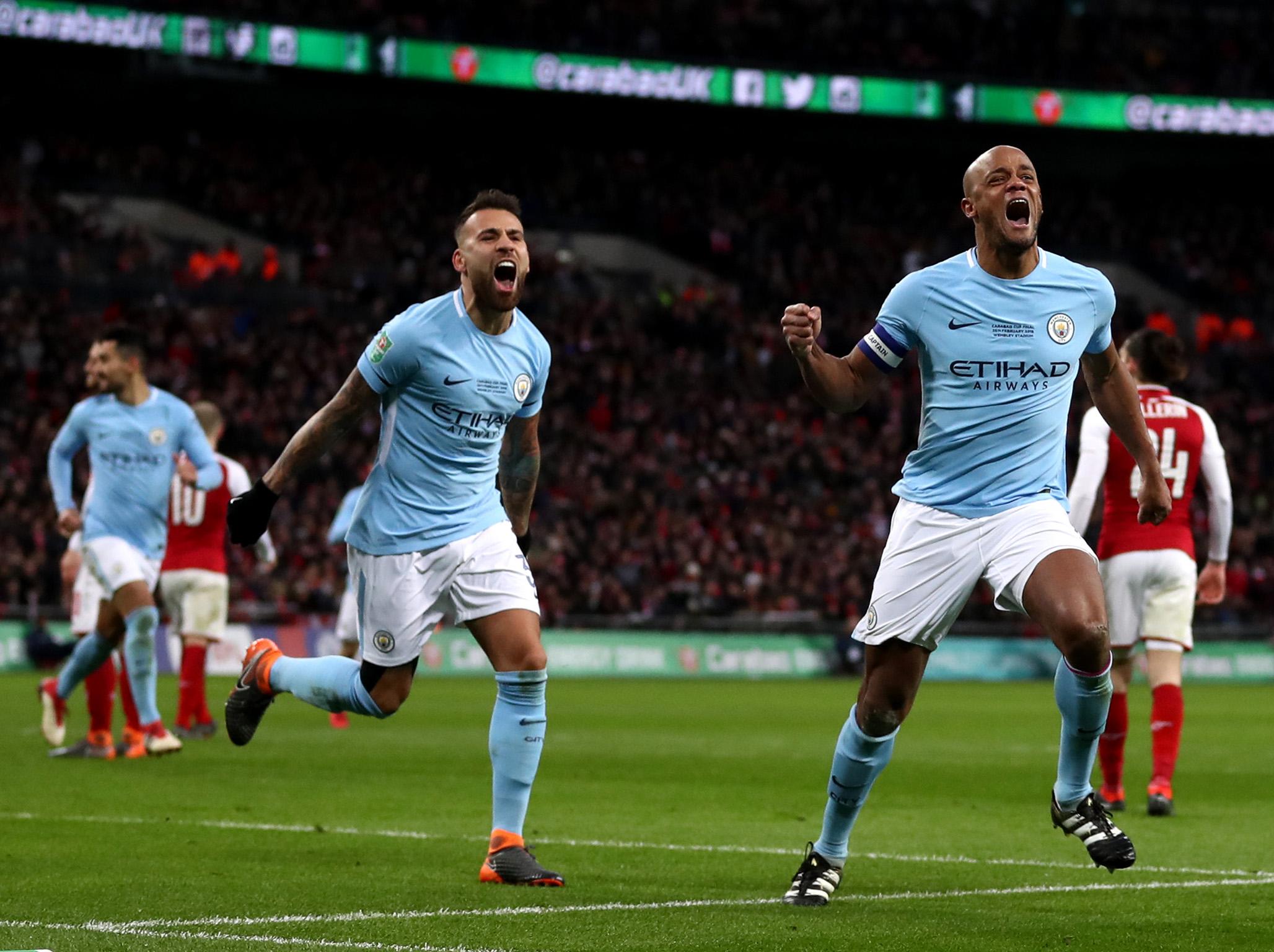 Pep Guardiola praised his captain Vincent Kompany