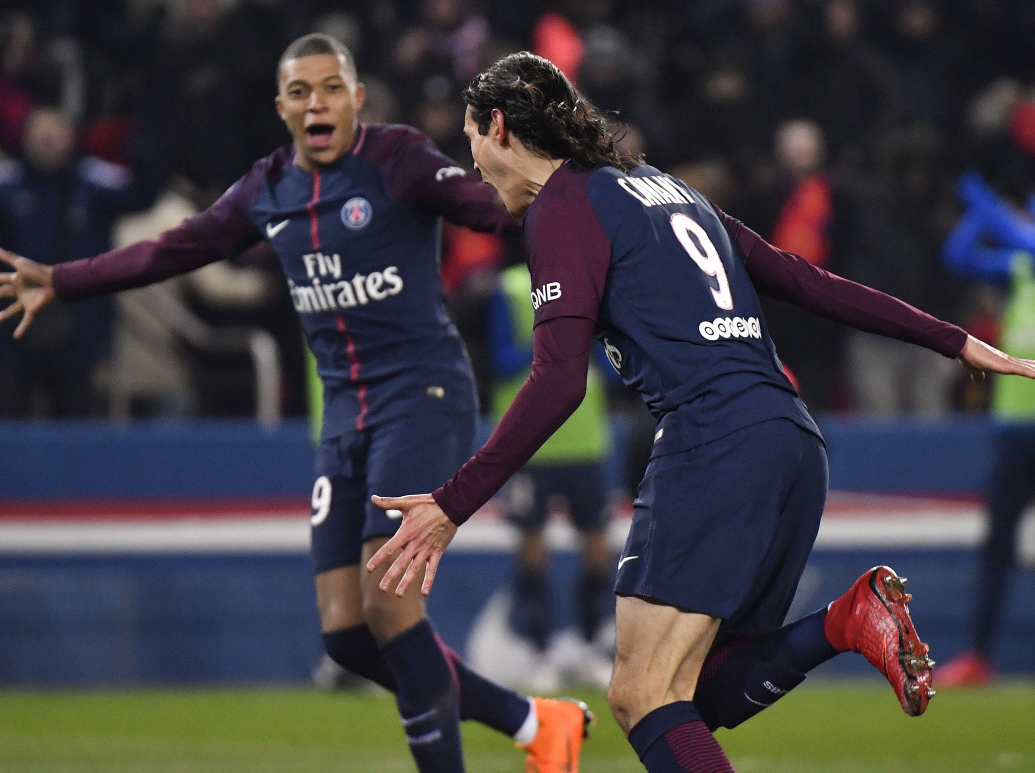 Cavani was the star of the show