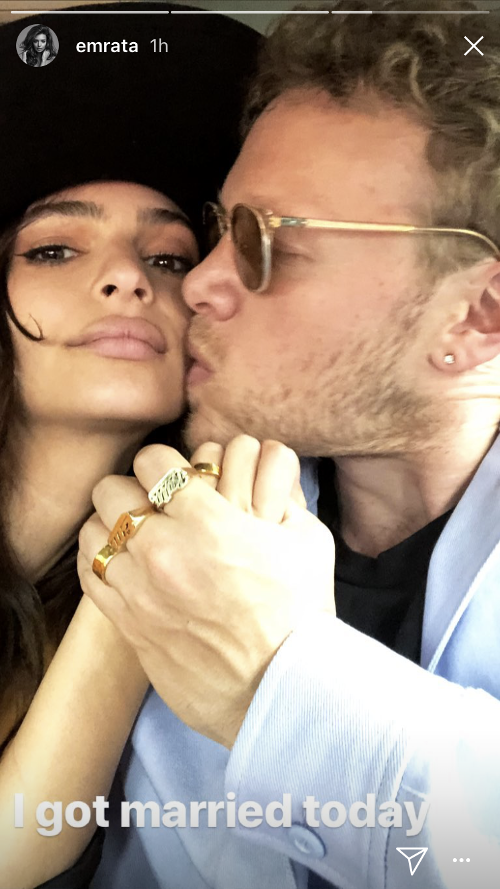 Emily Ratajkowski and Sebastian Bear-McClard had reportedly been dating for just a few weeks (Instagram: @emrata)