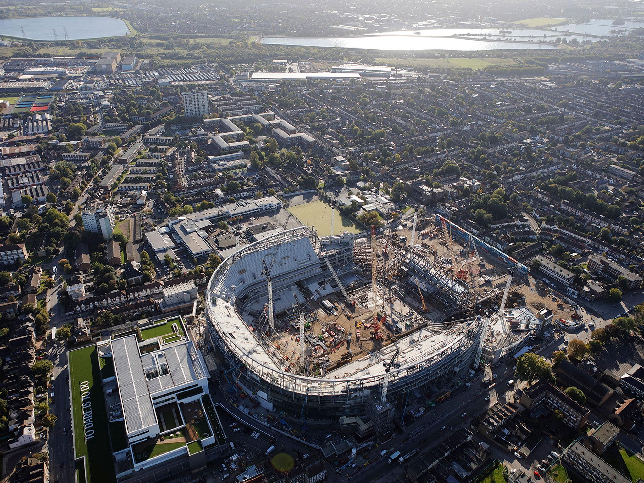 Tottenham's new stadium is set to be completed later this year