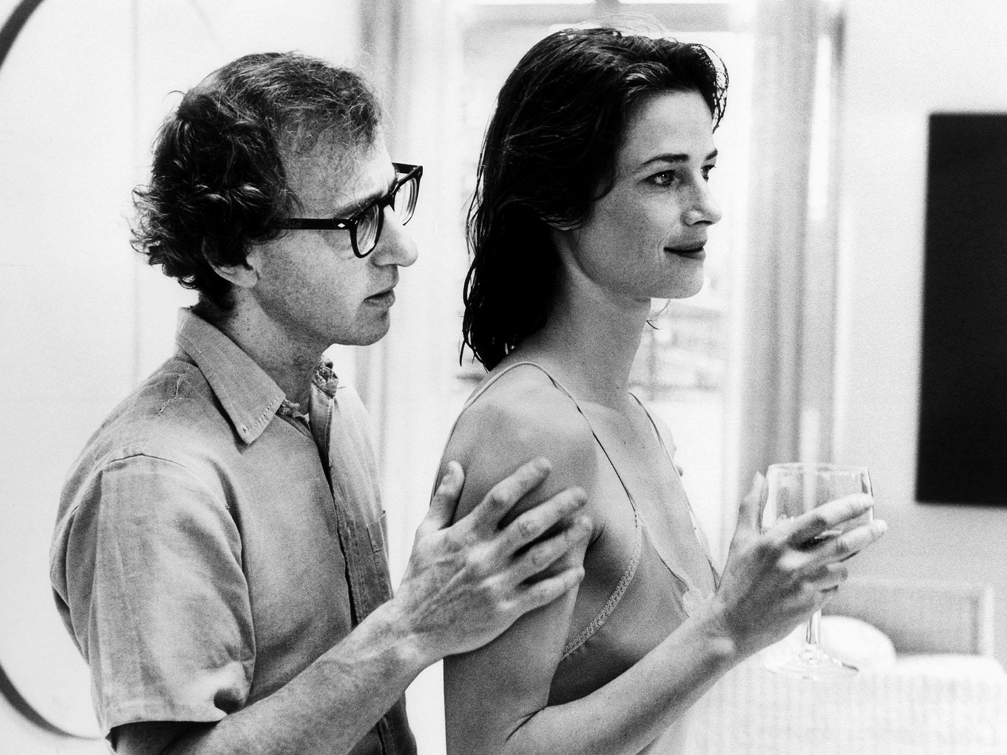 Woody Allen and Rampling in ‘Stardust Memories’, 1980