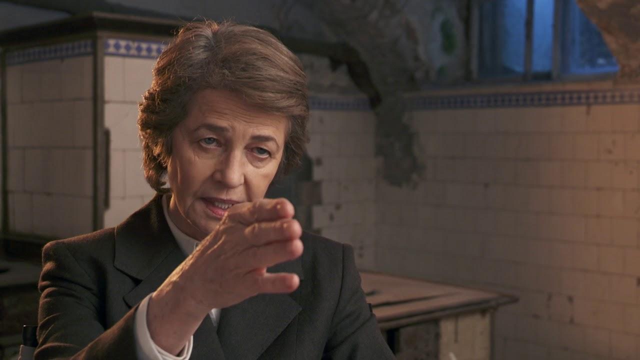 Charlotte Rampling as Matron, who mentors ballerina Dominika Egorova (Jennifer Lawrence) to become a Russian spy