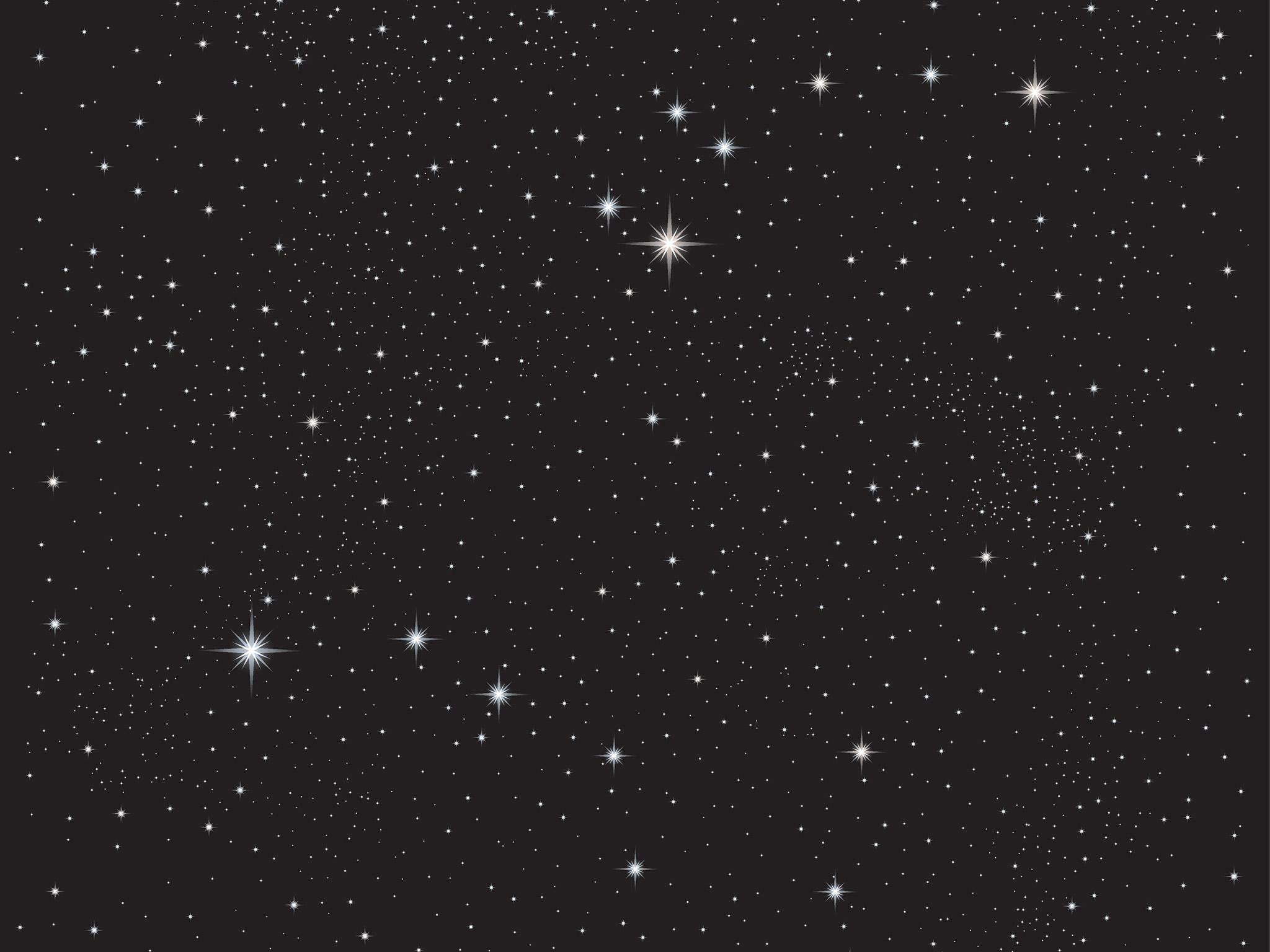 Ursa Major, containing the seven familiar stars of the Plough, rears high overhead this month