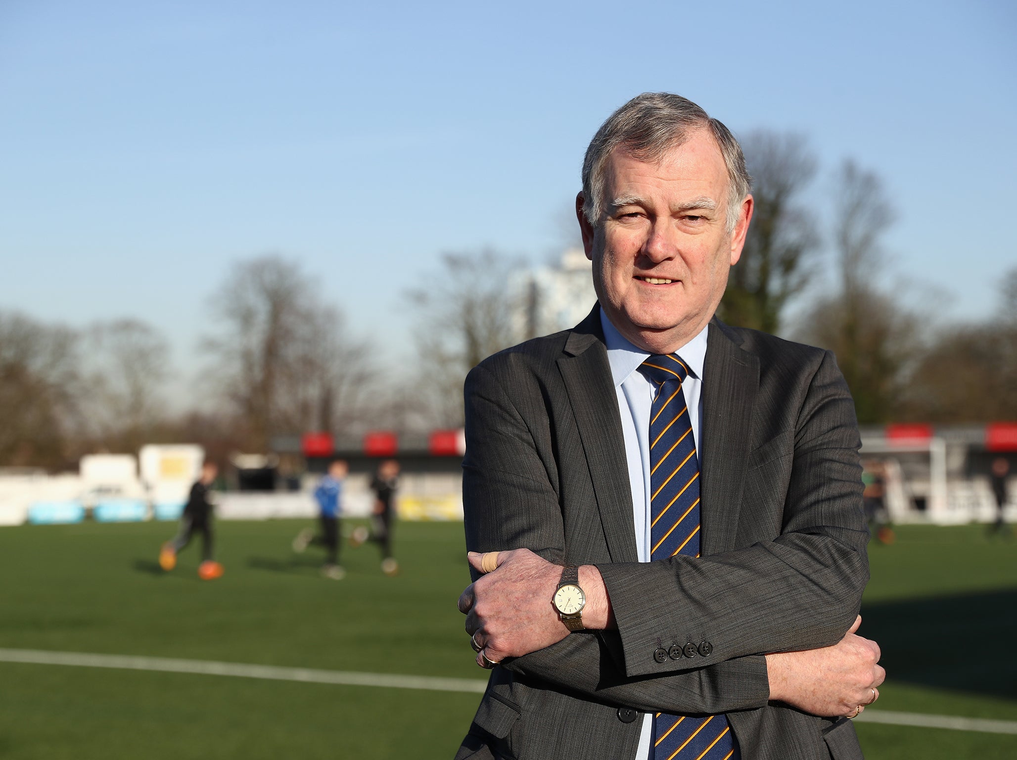 Chairman Bruce Elliott is delighted with Sutton’s 3G pitch