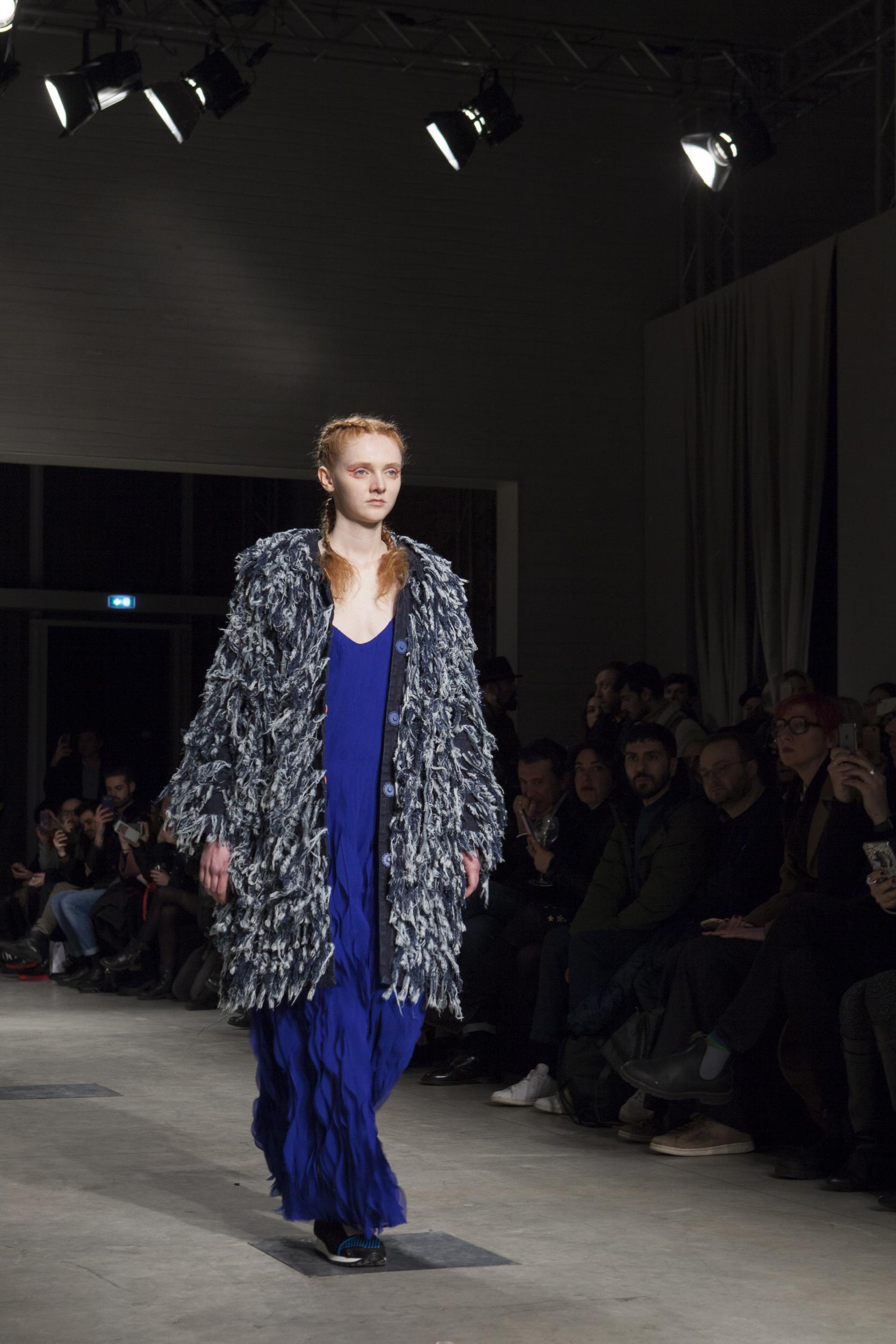 Is denim 'fur' an innovative material or a fashion faux pas?