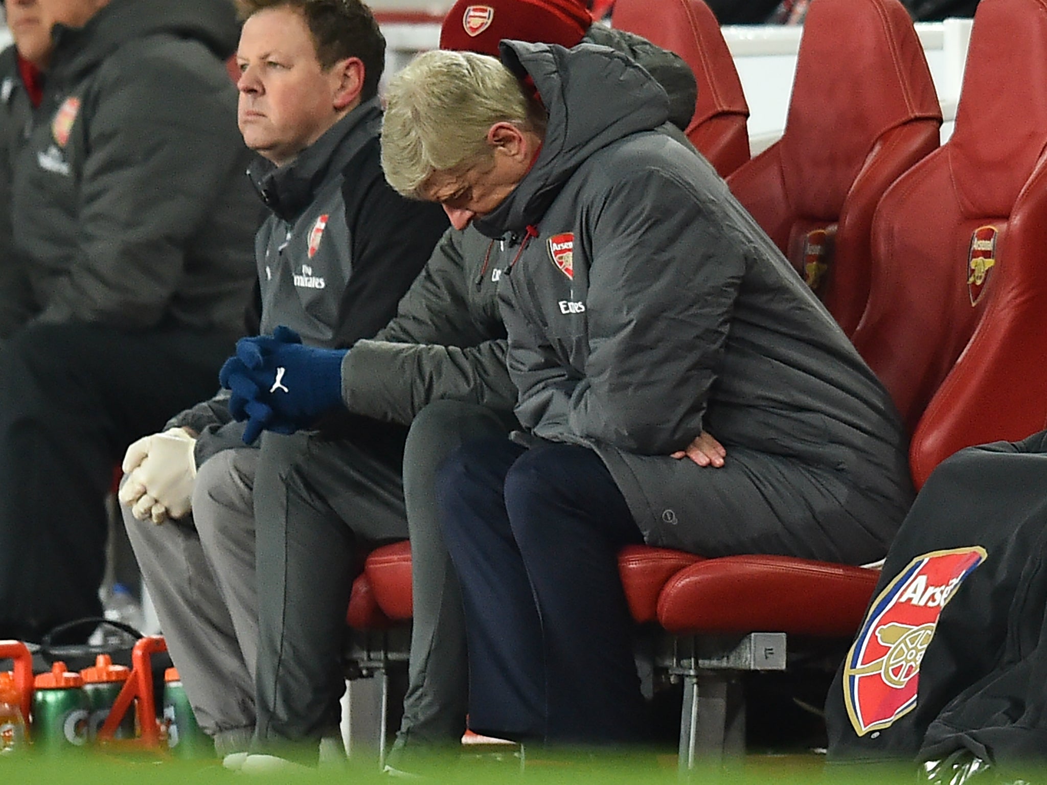 Wenger's side suffered their seventh defeat in the calendar year