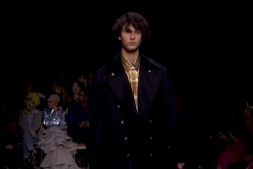 Prince Nikolai made his runway debut at London Fashion Week