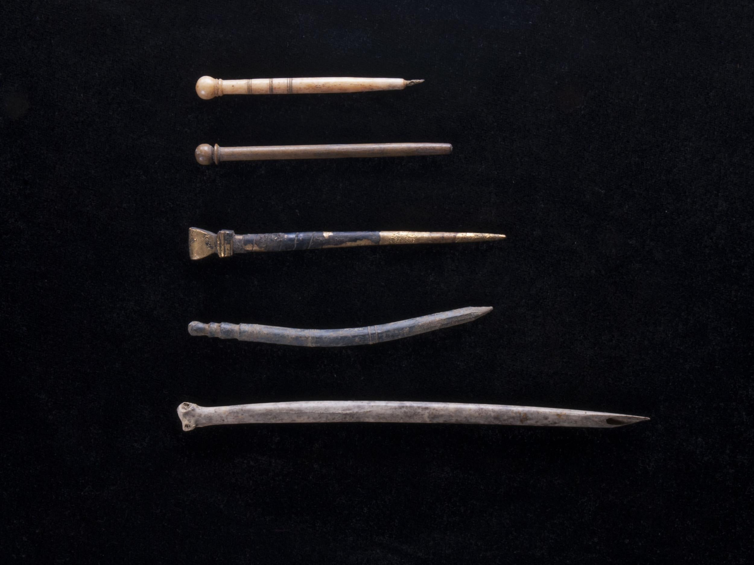 Writing implements uncovered (Oxford Archaeology)