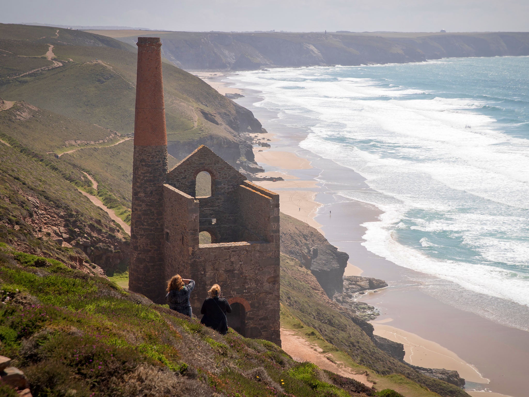 Wheal Coates Tin Mine in St Agnes, which was used as a location in the BBC’s Poldark