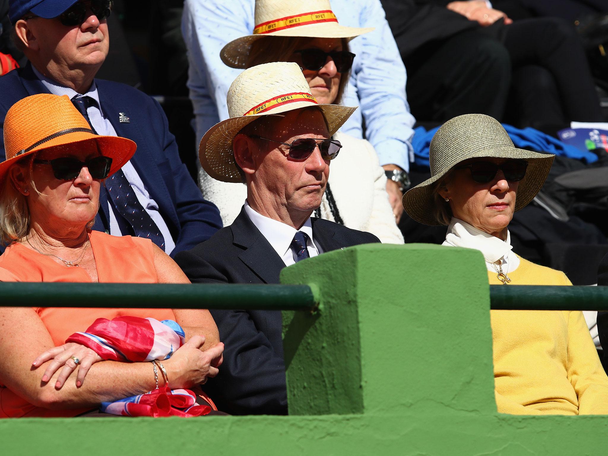 LTA President Martin Corrie in attendance at Wimbledon last summer