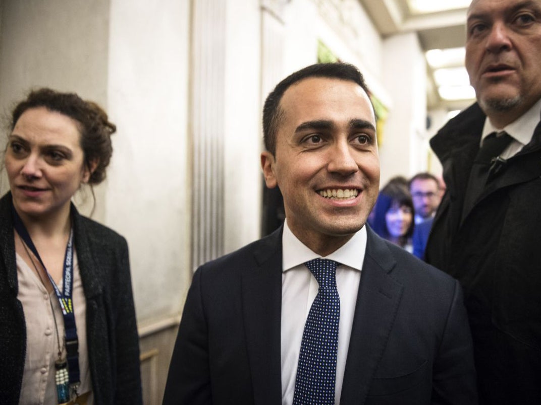 Luigi Di Maio, leader of 5-Star Movement