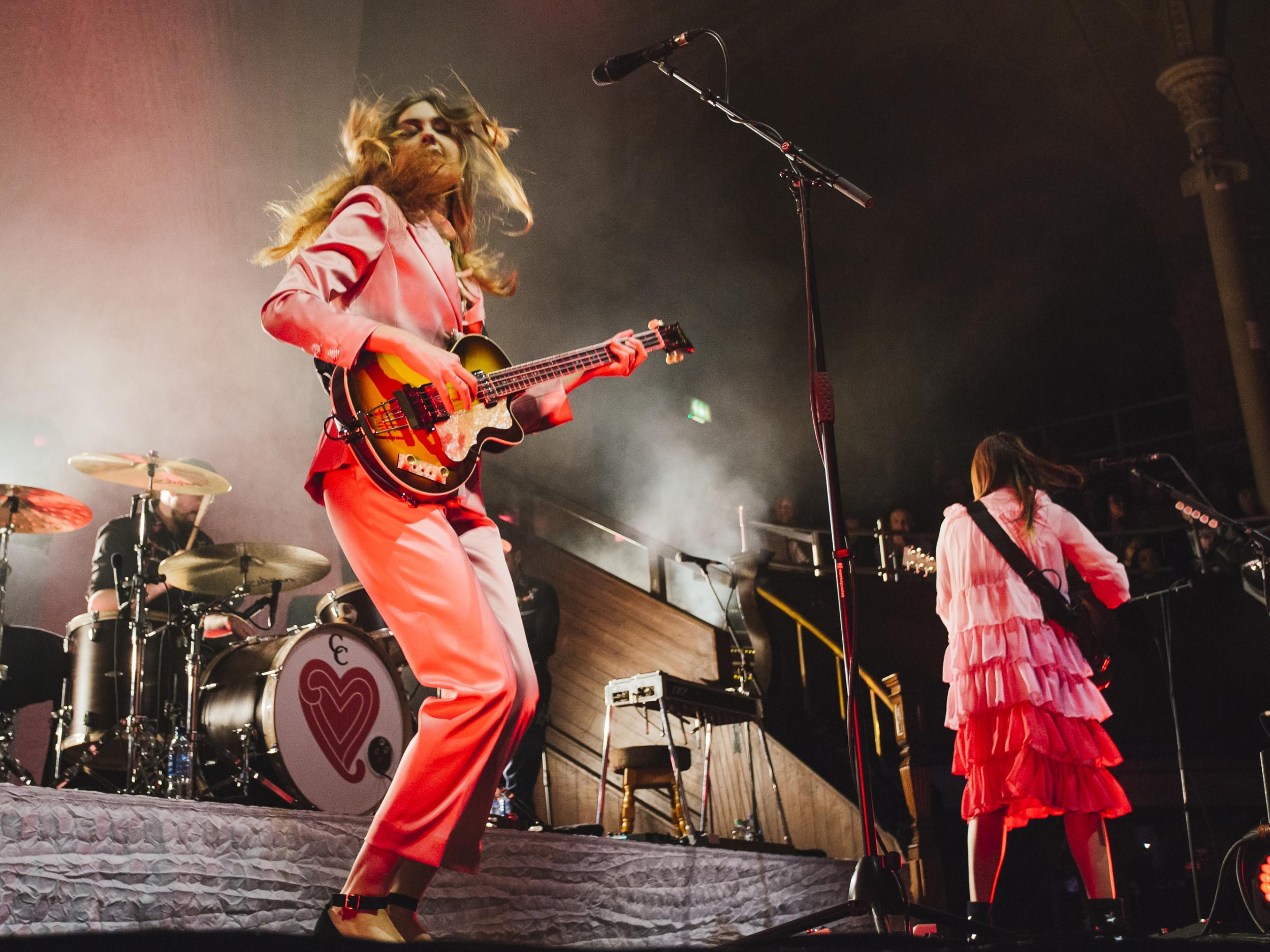 Stockholm's Soderberg sisters lead the band through a storming performance